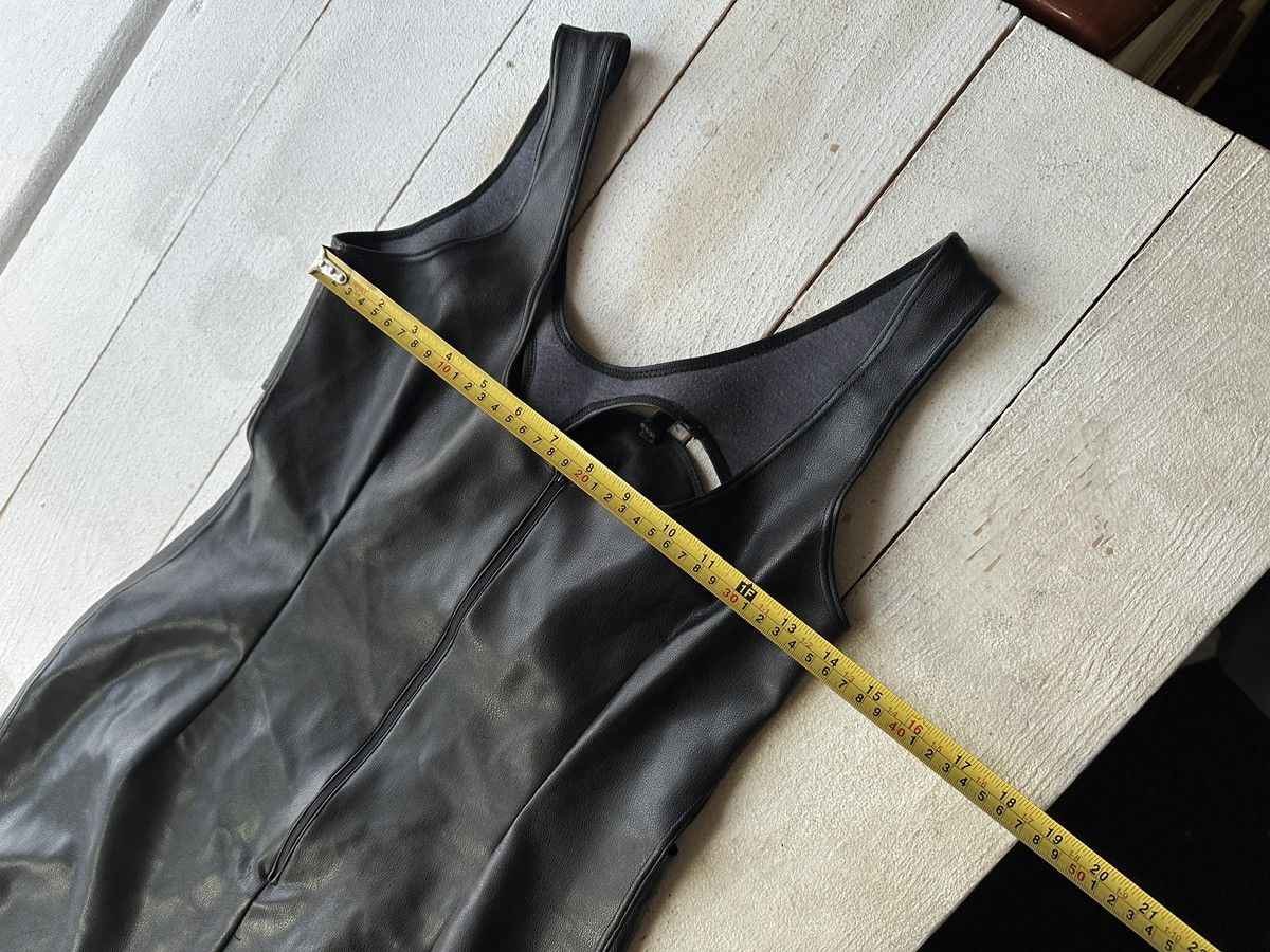 Other 18+🚨 WOMEN SEXY BDSM MINI DRESS TITS HOLE BLACK PU-LEATHER Size S / US 4 / IT 40 - 12 Thumbnail