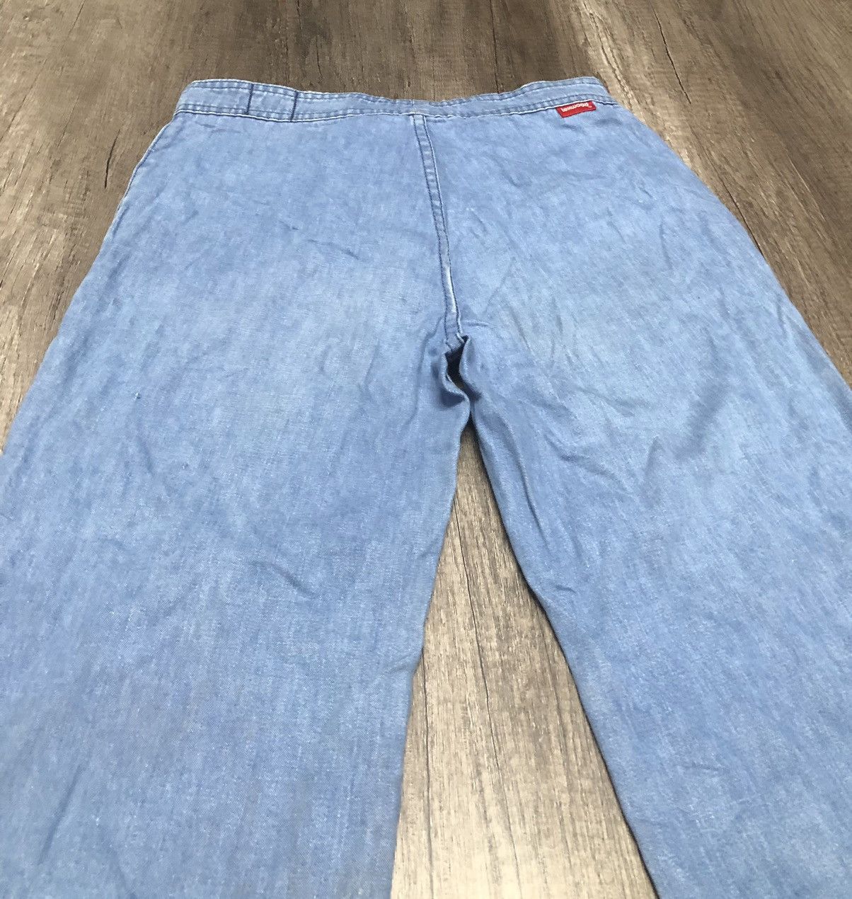 Hysteric Glamour × Vintage Vintage Miss Texwood Flared Jeans Flower Patches Design Size 29" - 17 Thumbnail