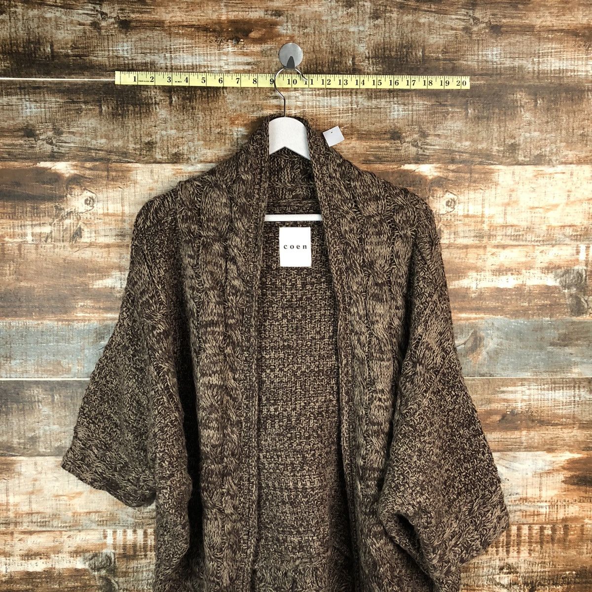 Homespun Knitwear × Japanese Brand Coen Brown cardigan japan Knitwear #A1530 Size XL / US 12-14 / IT 48-50 - 2 Thumbnail