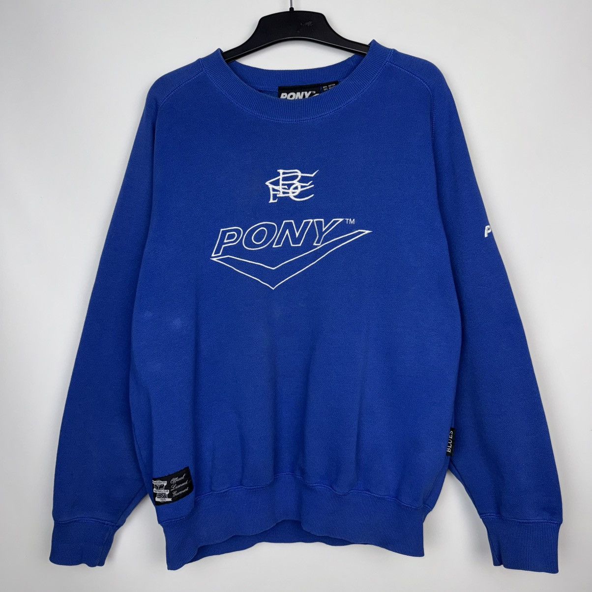 PONY BIRMINGHAM CITY FOOTBALL SOCCER TRAINING SWEATSHIRT VINTAGE Size US XL / EU 56 / 4 - 1 Thumbnail