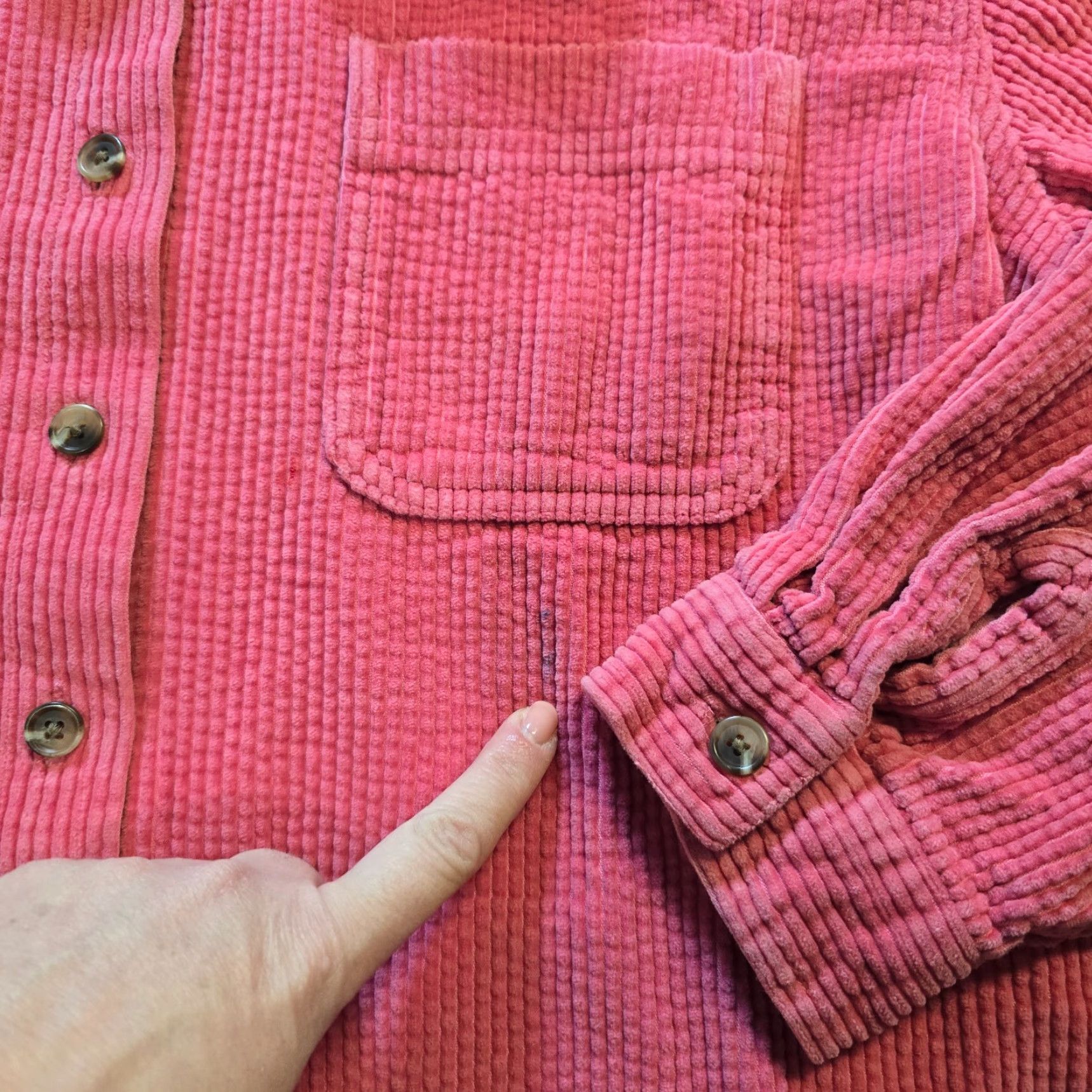 Vintage VINTAGE LL Bean Jacket Womens XL Pink Wide Wale Corduroy Shirt Shacket Casual Outdoors Size XL / US 12-14 / IT 48-50 - 5 Thumbnail