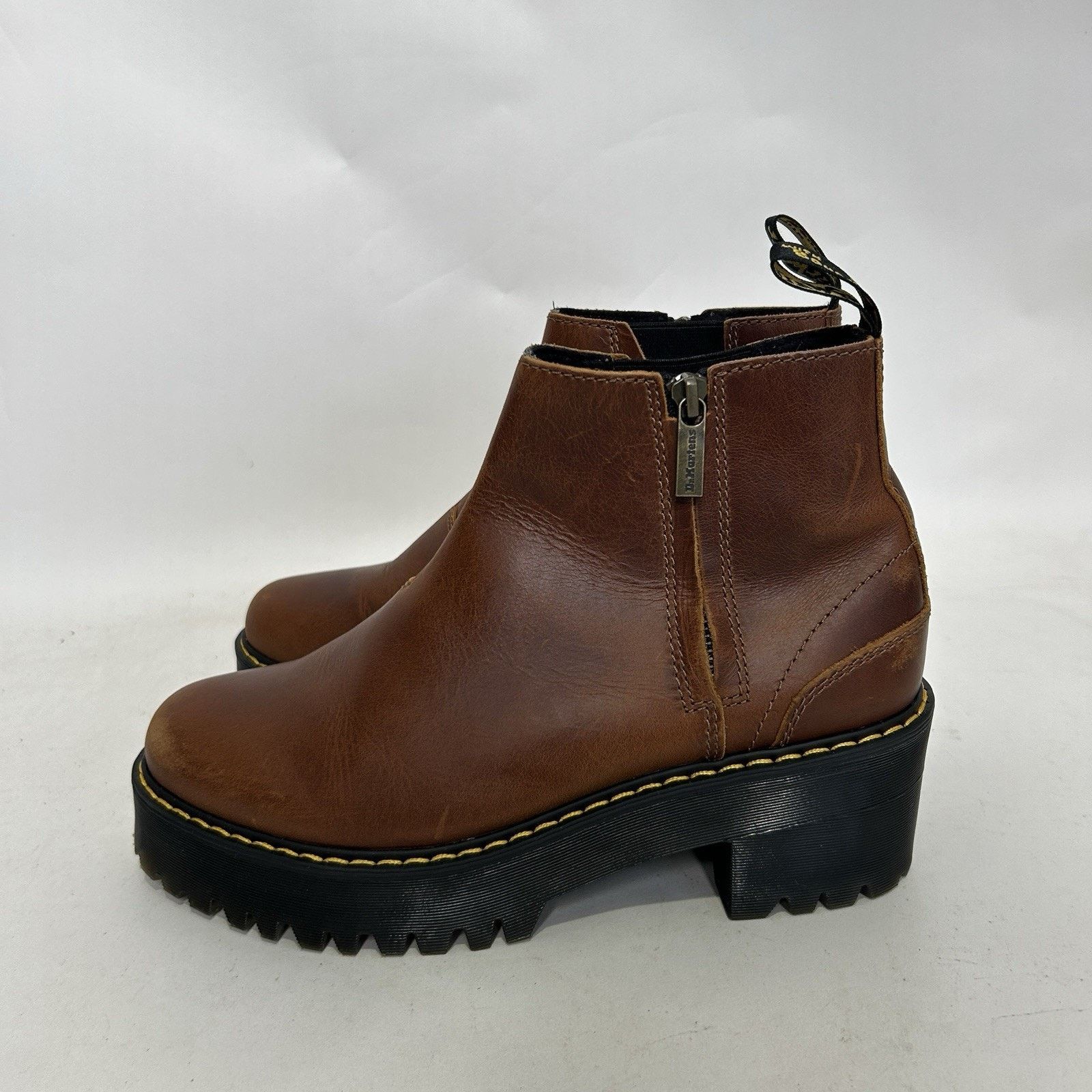 Dr. Martens Dr. Martens Rometty II Platform Zip-Up Chelsea Boots “Brown” Size US 9 / IT 39 - 6 Thumbnail