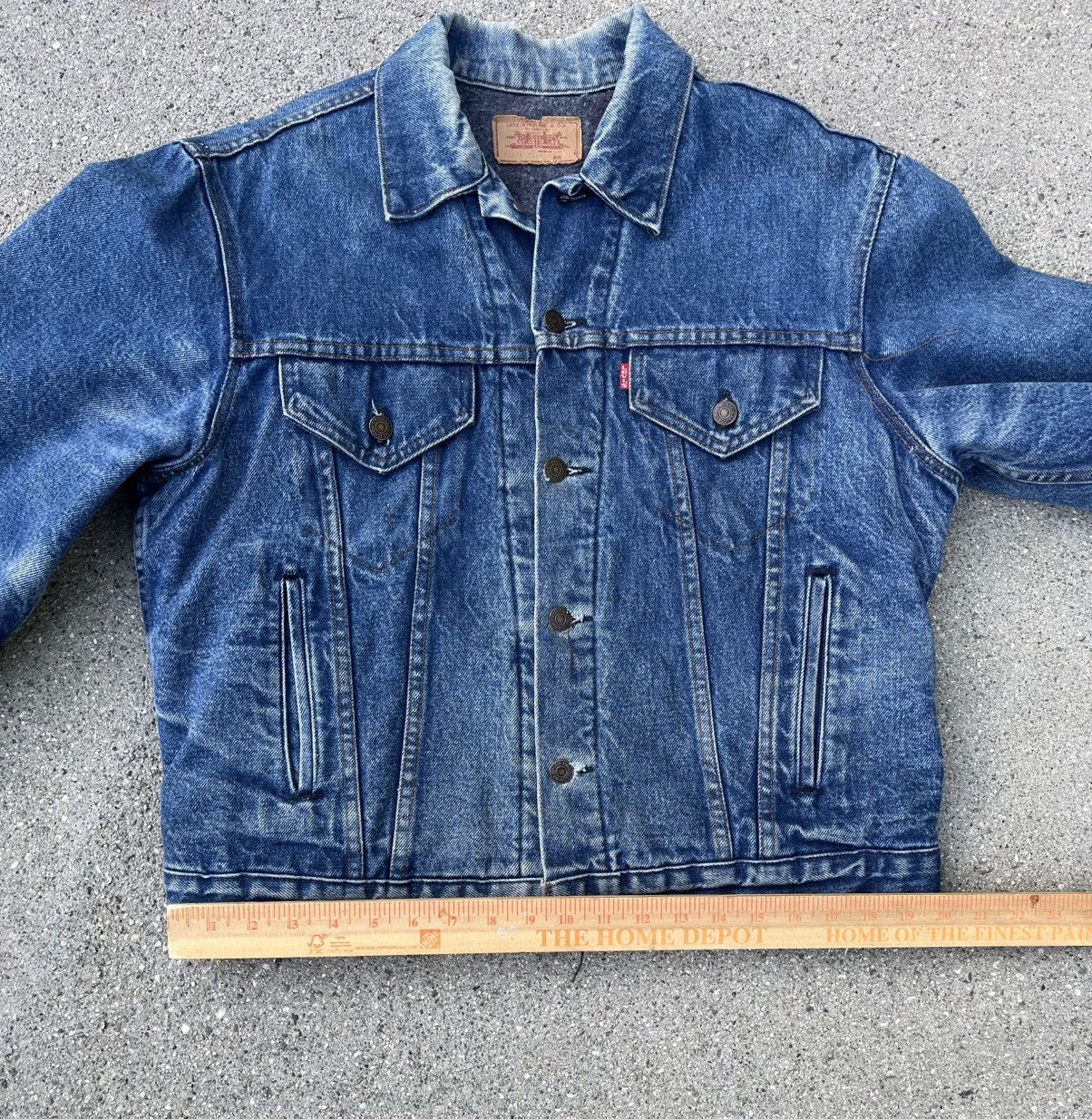 Levi's × Levi's Vintage Clothing × Vintage Vintage Levi’s Denim Blanket Lined Jacket Trucker Jean 70506 Size US L / EU 52-54 / 3 - 6 Thumbnail