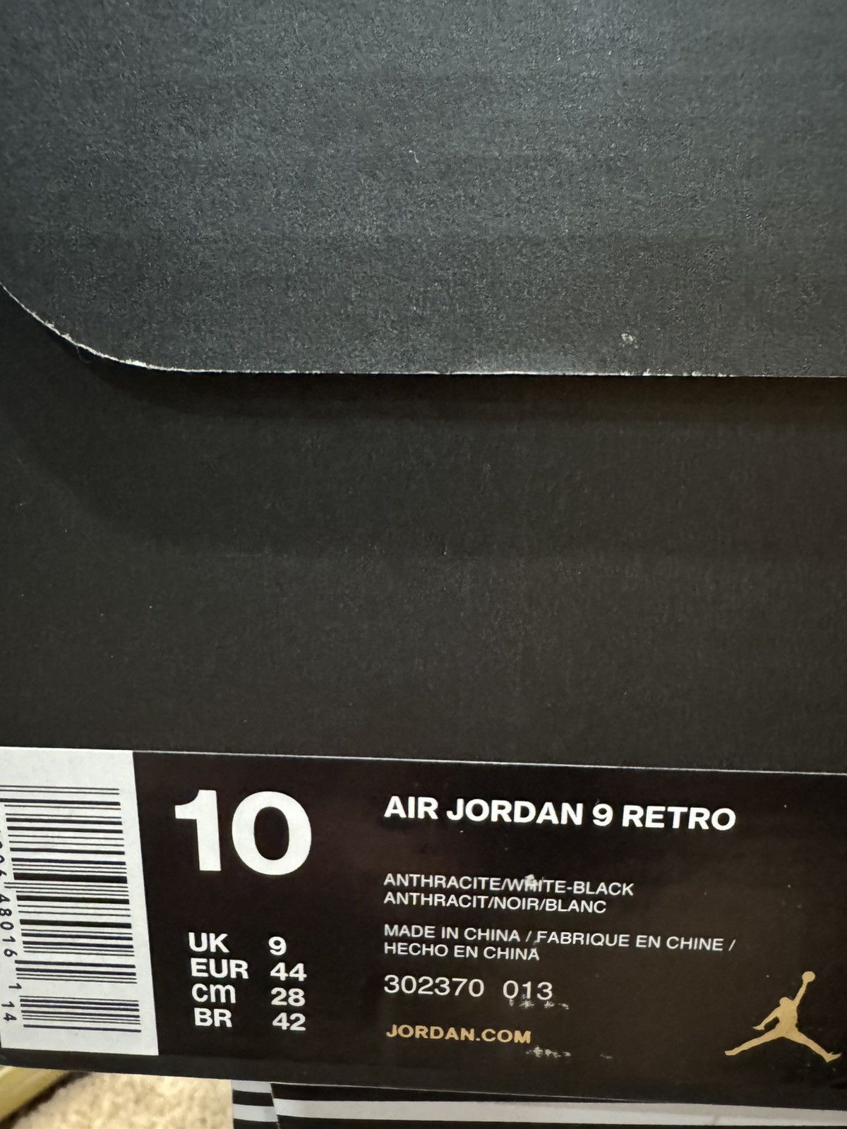 Jordan Brand Jordan 9 Anthracite 2015 Size US 10 / EU 43 - 6 Thumbnail