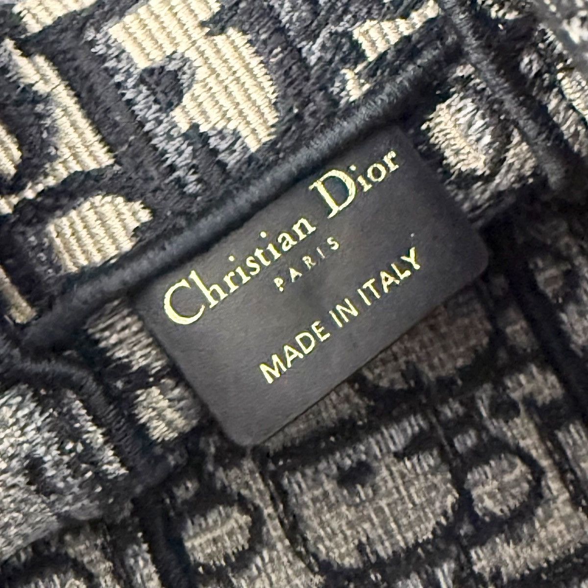 Dior 2025 Camp small Diorcamp bag in blue Dior Oblique embroidery Size ONE SIZE - 4 Thumbnail
