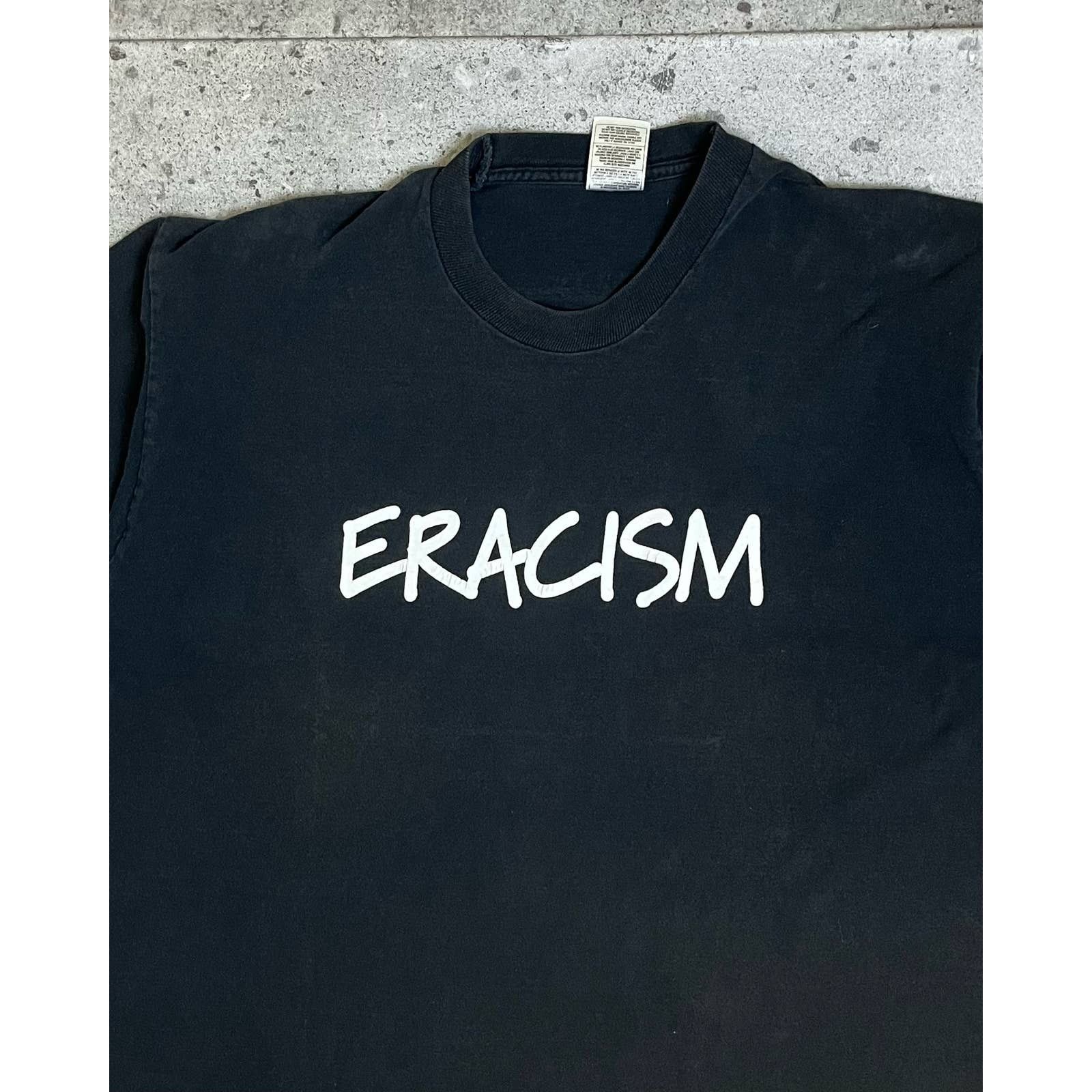 Fruit Of The Loom "Eracism" Tee (XL) - 1990s Size US XL / EU 56 / 4 - 2 Preview