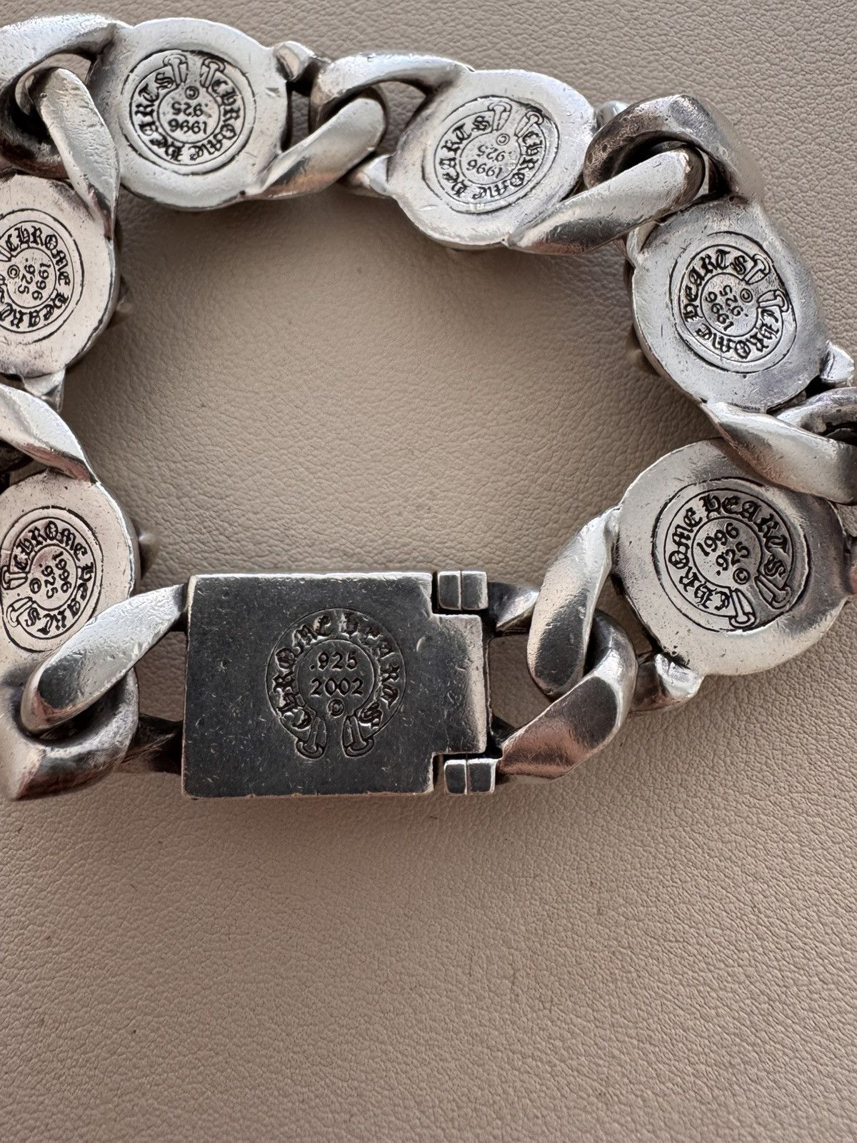 Chrome Hearts Chrome Hearts Heavy Fleur De Lis Cuban Bracelet Size ONE SIZE - 2 Thumbnail