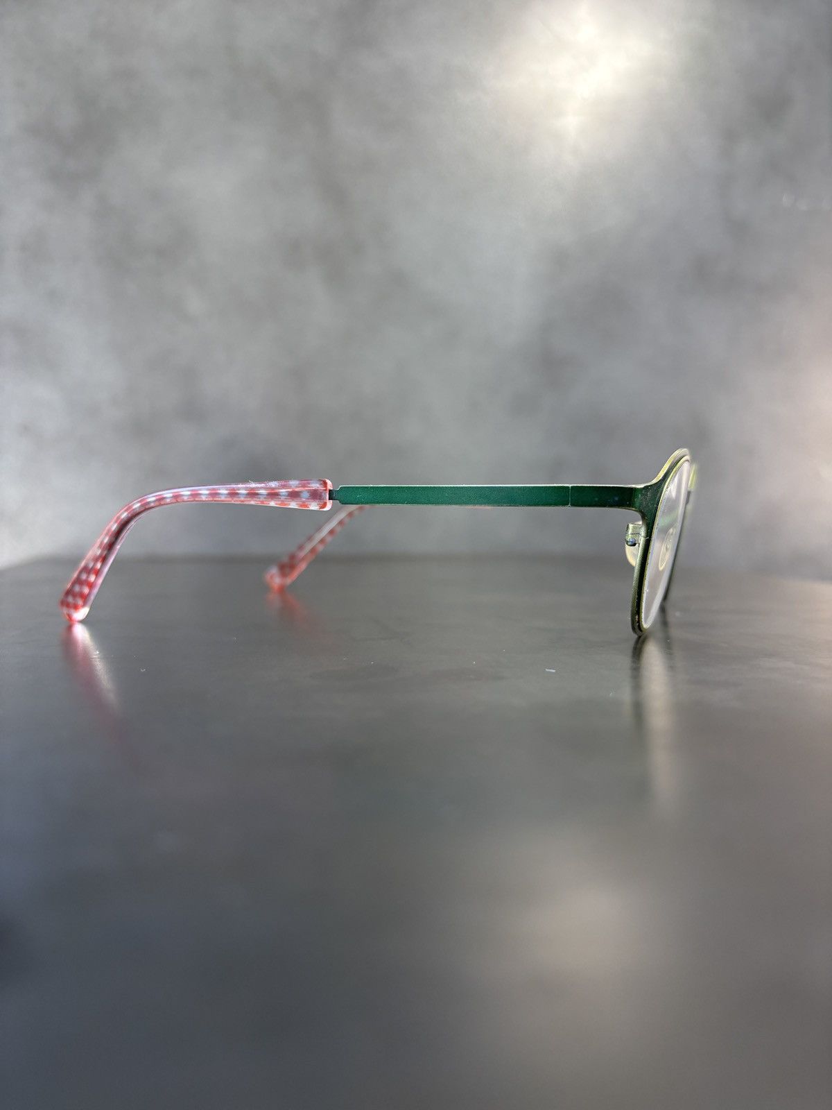 Designer Jean Lafont Paris Frames Green Metal Rebus 4030 Eyeglasses Size ONE SIZE - 6 Thumbnail