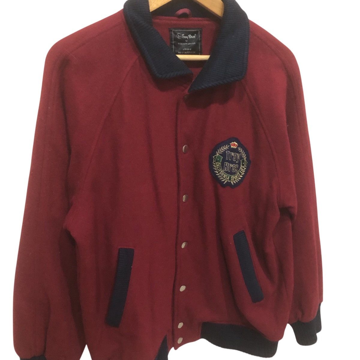 Vintage Vintage Troy Bros Wool Button Jacket Size US L / EU 52-54 / 3 - 2 Thumbnail
