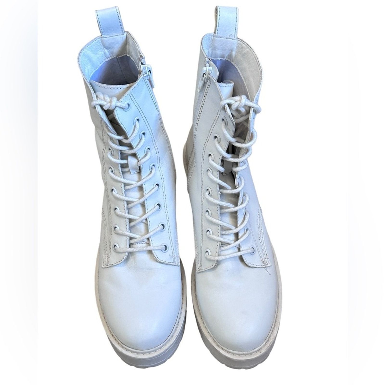 Steve Madden Steve Madden Tornado Combat Boot in White Size US 9 / IT 39 - 5 Thumbnail
