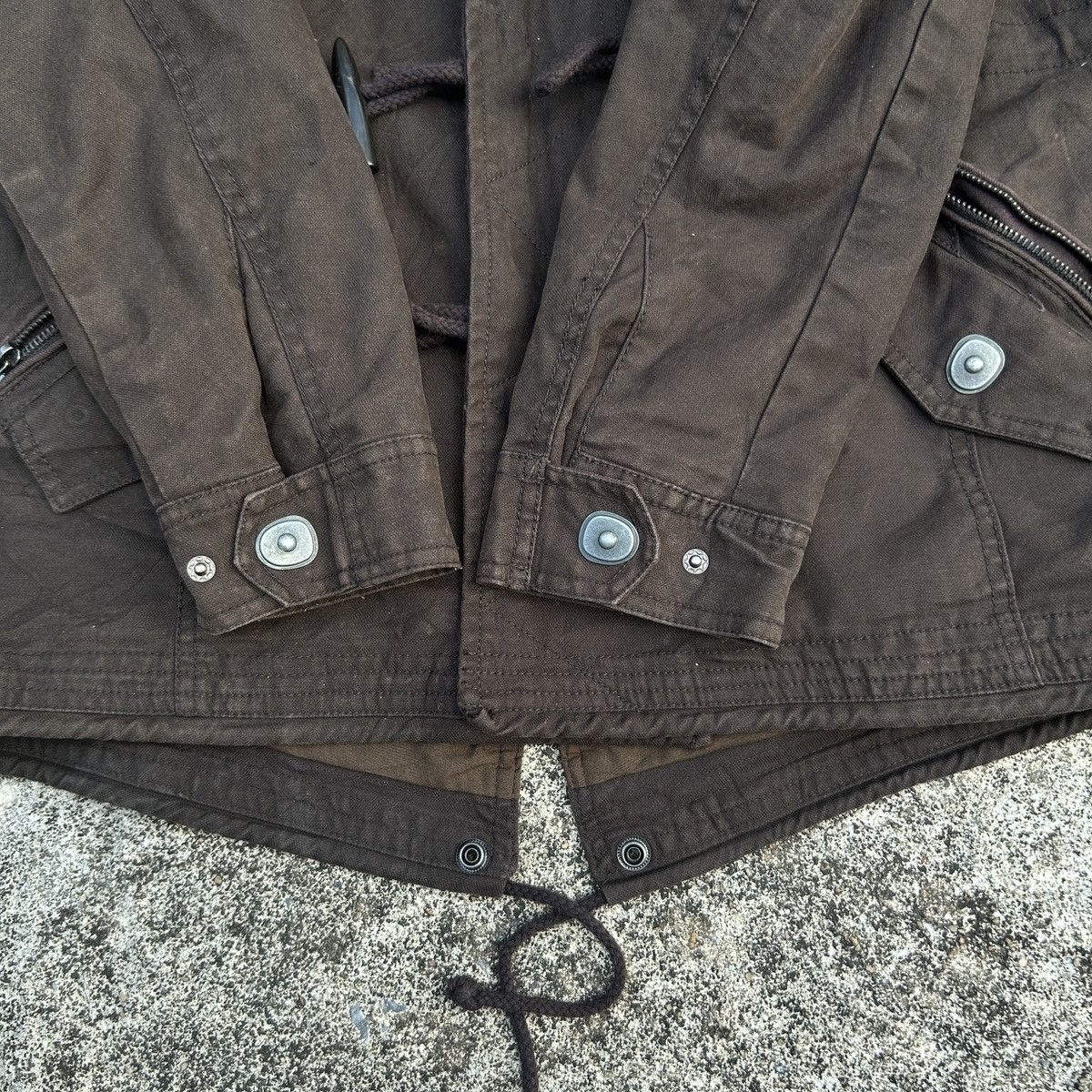 In The Attic × Japanese Brand × Vintage Vintage In The Attic Brown Jacket Size US XXS / EU 40 - 15 Thumbnail