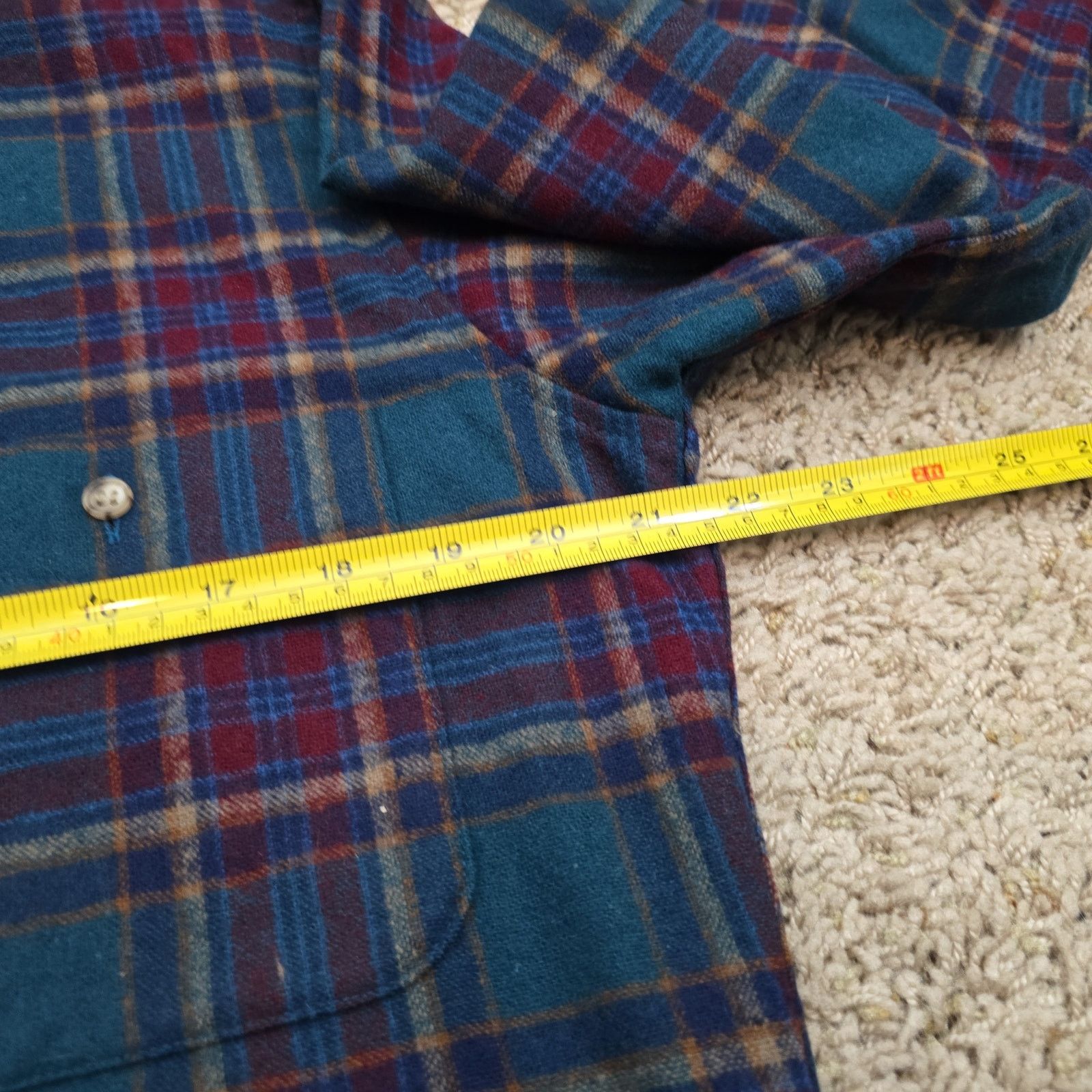 Pendleton Vintage Pendleton Wool Flannel Shirt Elbow Patch Medium Size US M / EU 48-50 / 2 - 7 Thumbnail