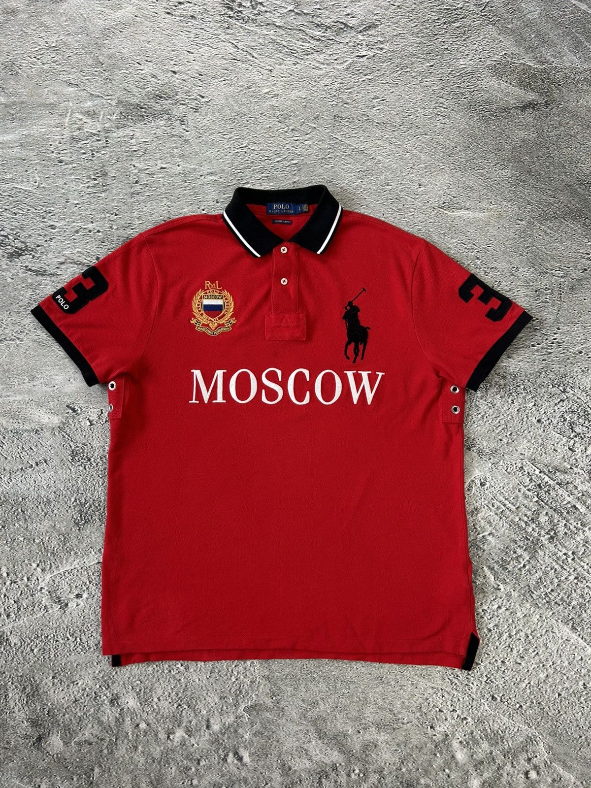トップス 00s Ralph Lauren JAMAICA polo shirts y2k Rare and sought after Jamaica track and field Ralph | Depop