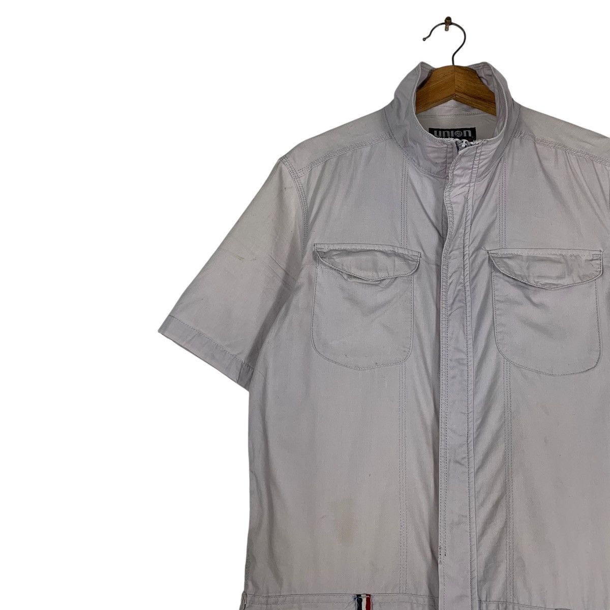 Japanese Brand Vintage Union 76 Heavy Duty Motor Oil Coverall Size US 36 / EU 52 - 7 Thumbnail