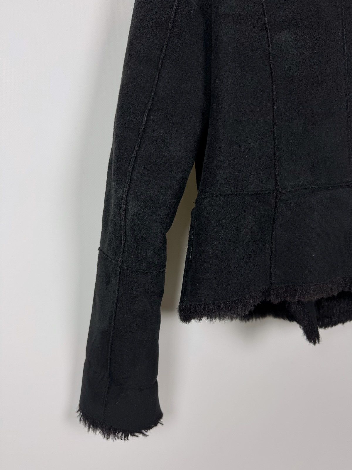 Armani Armani Jeans Faux Suede Fur Rider Jacket Size M / US 6-8 / IT 42-44 - 15 Thumbnail