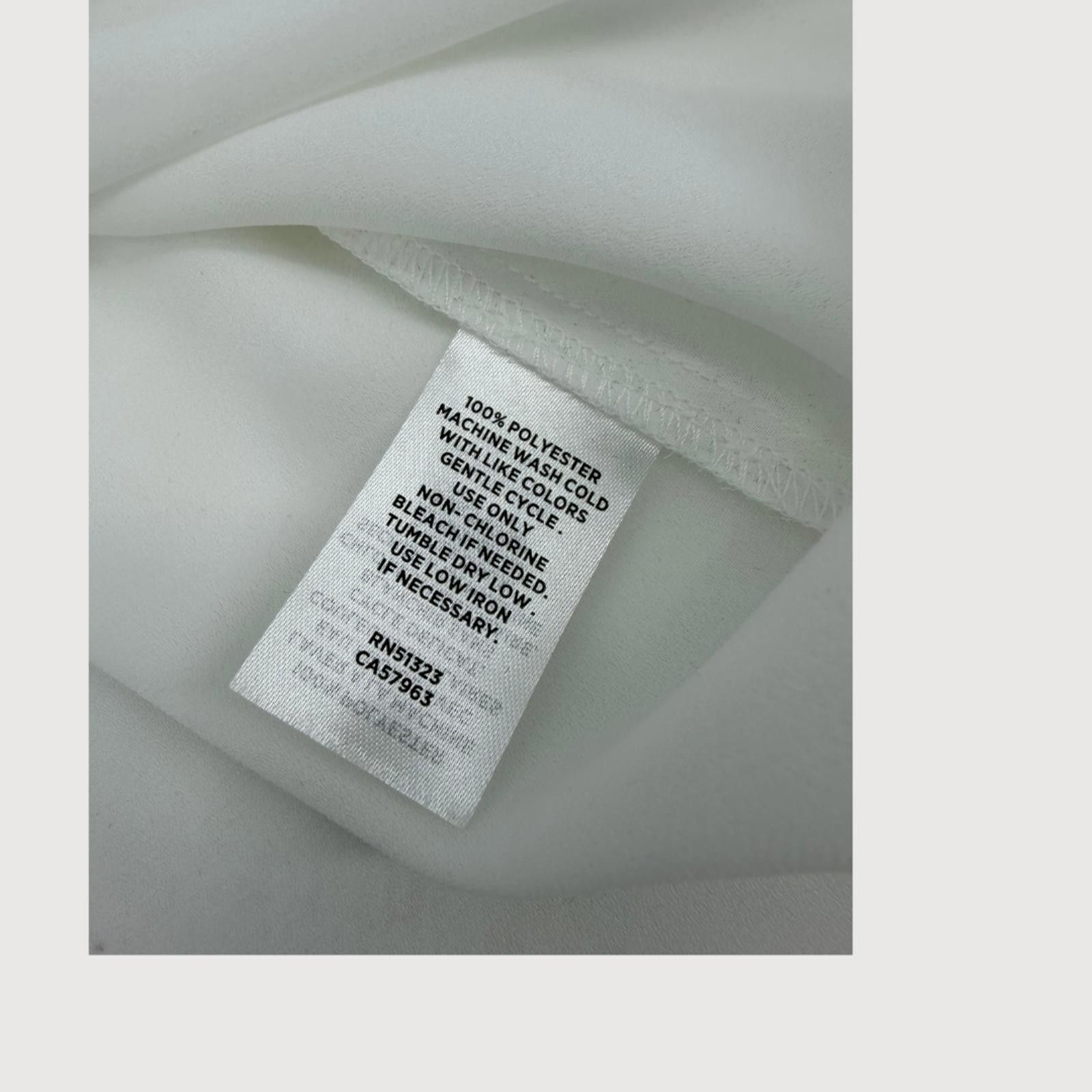 Other Halogen White Button Up Blouse NWT Long Sleeve S Size S / US 4 / IT 40 - 5 Thumbnail