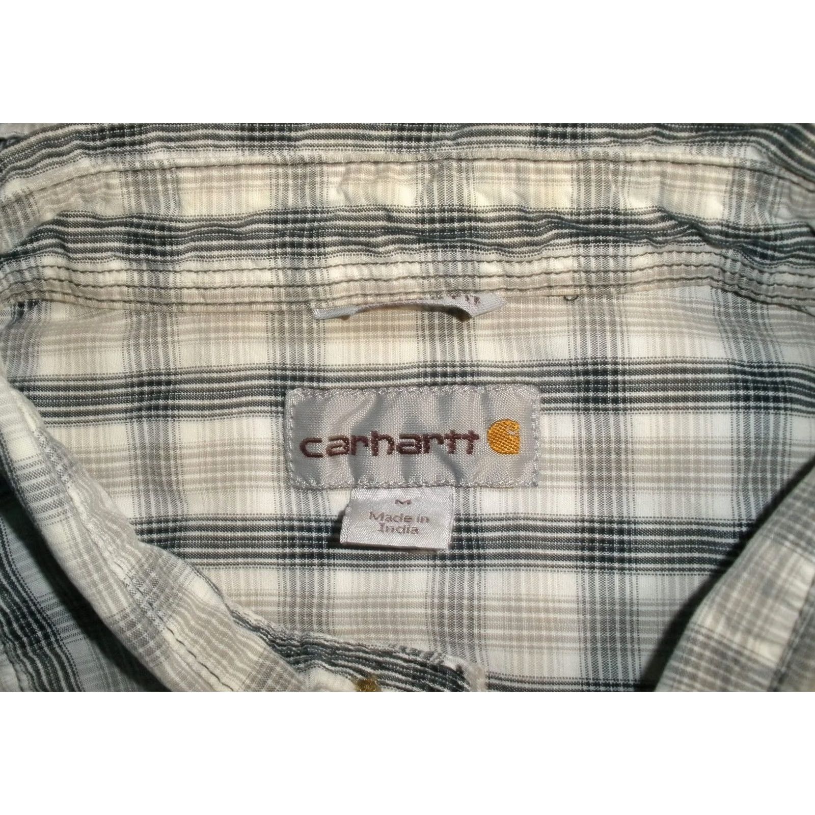Carhartt VINTAGE Carhartt Shirt Plaid Men’s Medium Short Sleeve Button-Down Collared Relaxed Fit Shirt Size US M / EU 48-50 / 2 - 4 Thumbnail