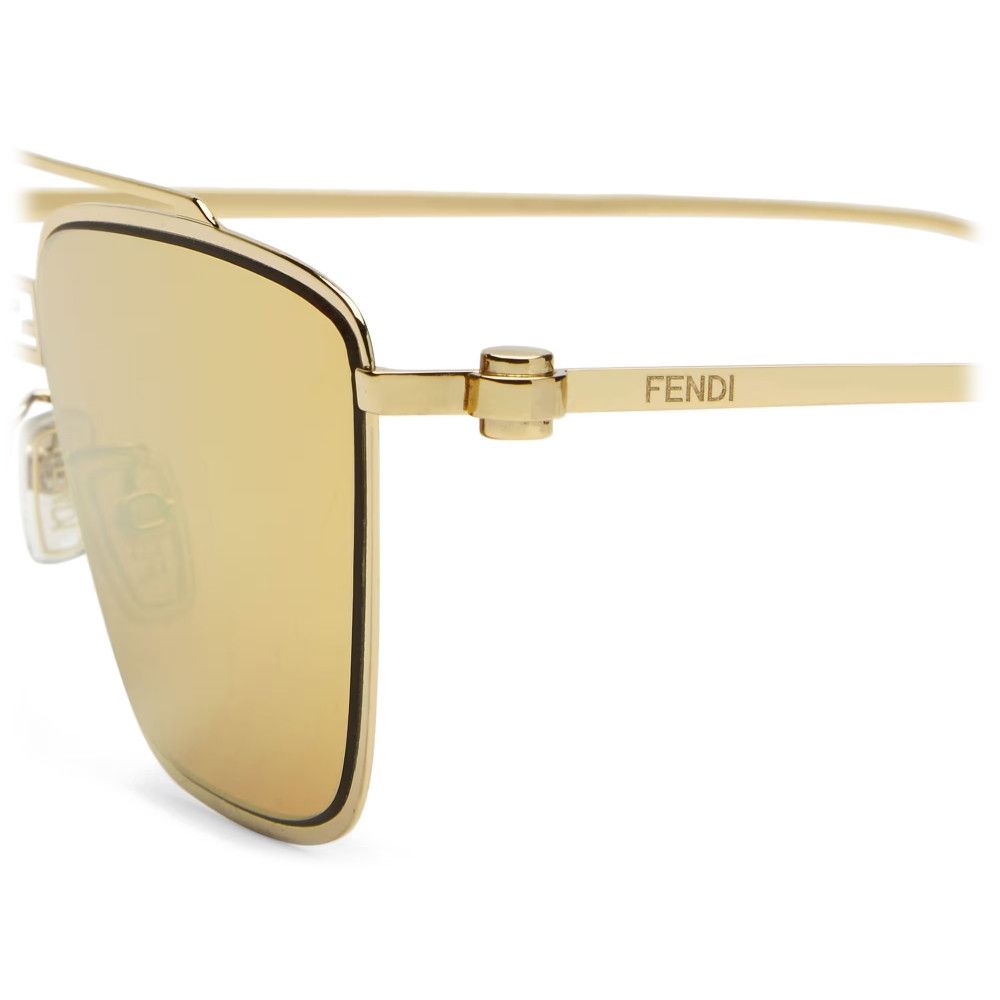 Fendi o1s1wg111224 Size: OS / Baguette Sunglasses in Gold Size ONE SIZE - 3 Thumbnail