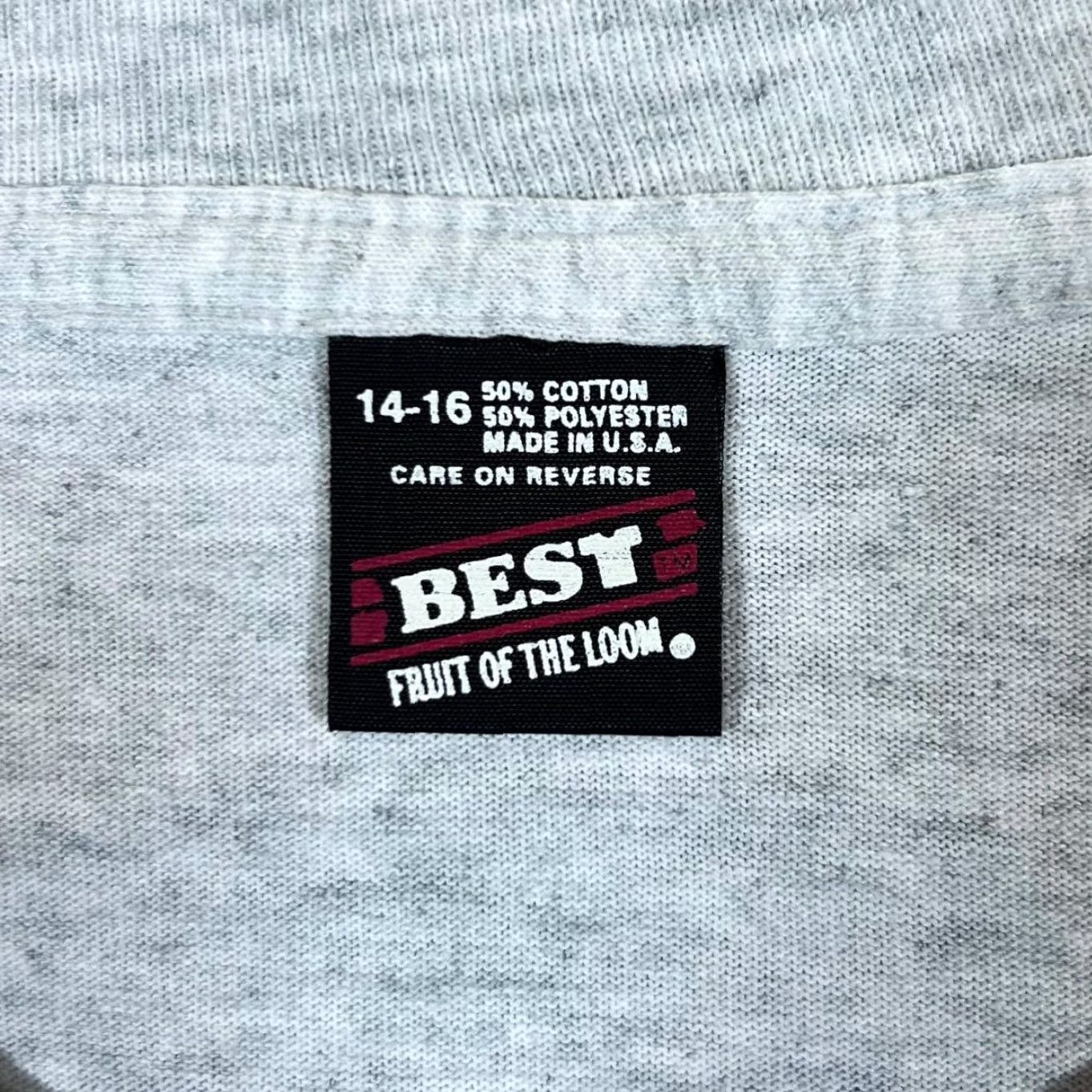 Fruit Of The Loom VINTAGE 90s SEMINOLE FAMILY BASKETBALL "YMCA" Single Stitch Graphic T-Shirt Womens S/M Grey Shirt Girls Womens Size S / US 4 / IT 40 - 5 Thumbnail
