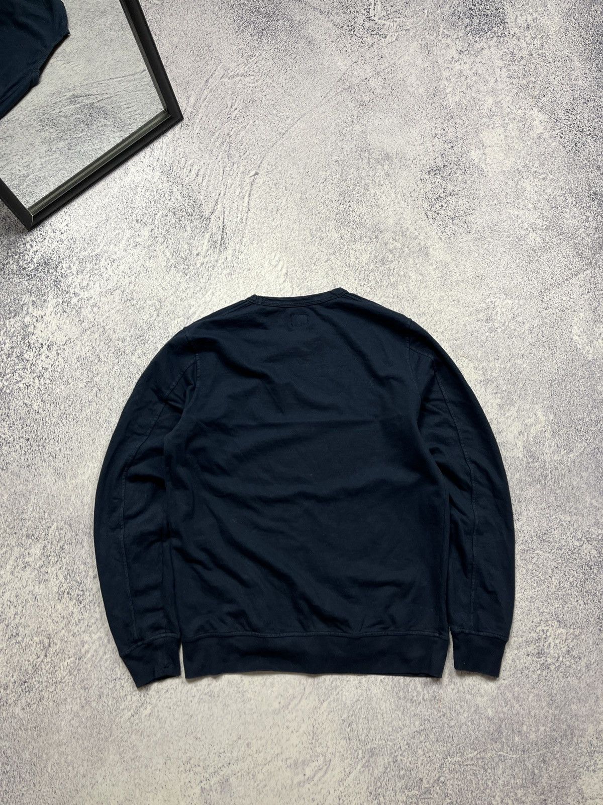 C.P. Company × Massimo Osti × Other C.P. Company Big Embroidered Logo Cotton Navy Sweatshirt Size US M / EU 48-50 / 2 - 7 Thumbnail