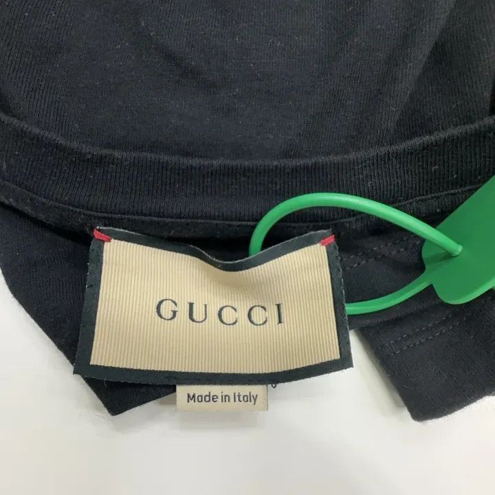Gucci Gucci Gucci Black Logo Short Sleeve T-Shirt -2506 Size US L / EU 52-54 / 3 - 2 Thumbnail