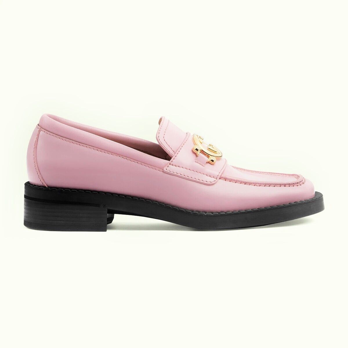 Gucci o1s1wg110225 Interlocking G Loafers in Pink Size US 4.5 / IT 34.5 - 1 Thumbnail