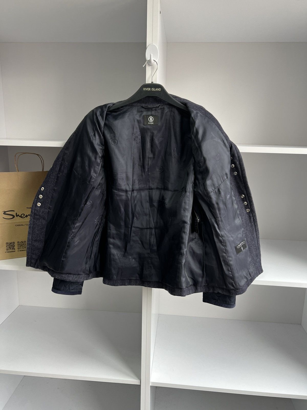 Bogner × Designer × Vintage Vintage Bogner Women’s luxury navy designer jacket Size XL / US 12-14 / IT 48-50 - 8 Thumbnail