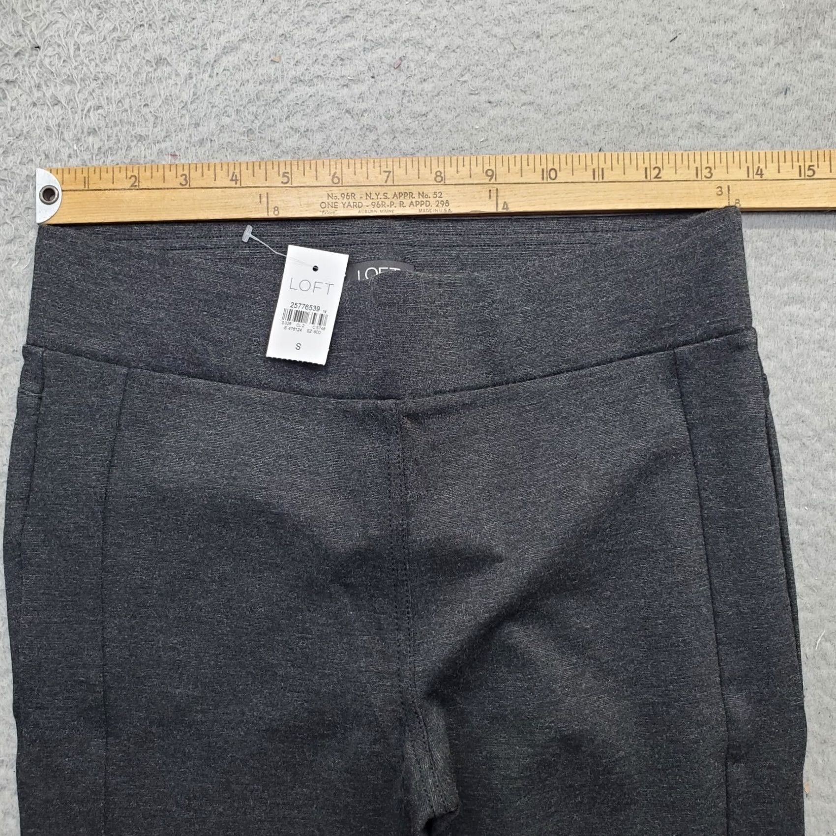 Loft Loft Women S Black Skinny Jegging Pants Elastic Waist Pull On Size 28" / US 6 / IT 42 - 3 Thumbnail