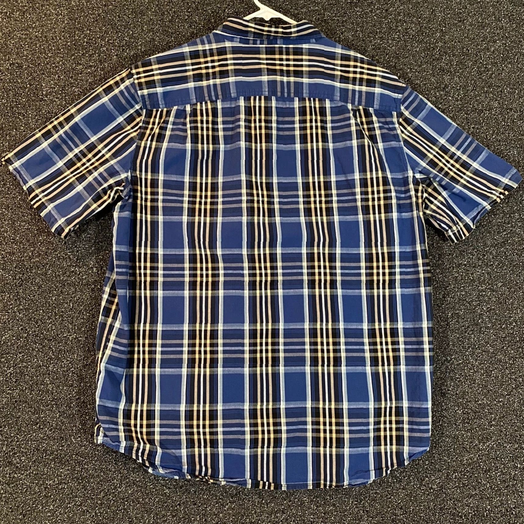 Carhartt Carhartt Shirt Mens XL Tall Blue White Plaid Button Down Relaxed Top S/S Work Size US XL / EU 56 / 4 - 7 Thumbnail