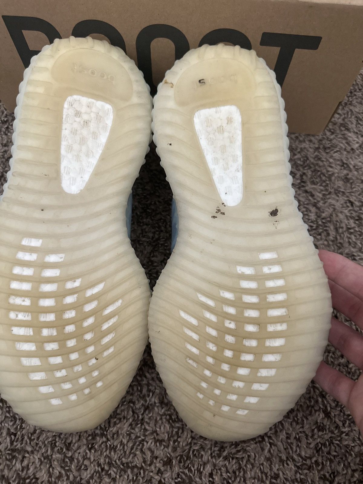 Adidas Yeezy 350 Boost Mono Ice Size US 9 / EU 42 - 3 Thumbnail