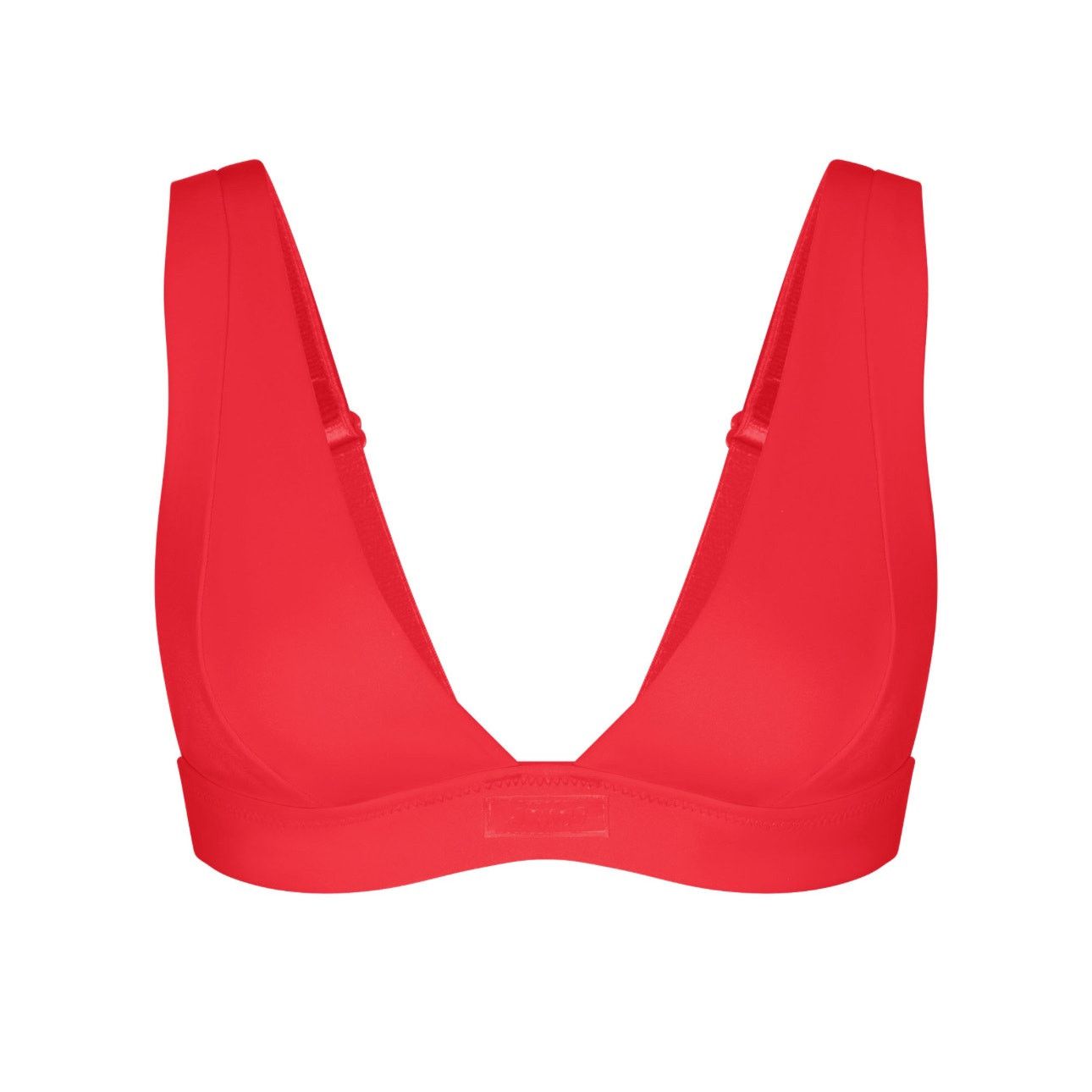 SKIMS NWT Skims Plunge Bikini Top - Red, Size XL Size XL / US 12-14 / IT 48-50 - 2 Thumbnail