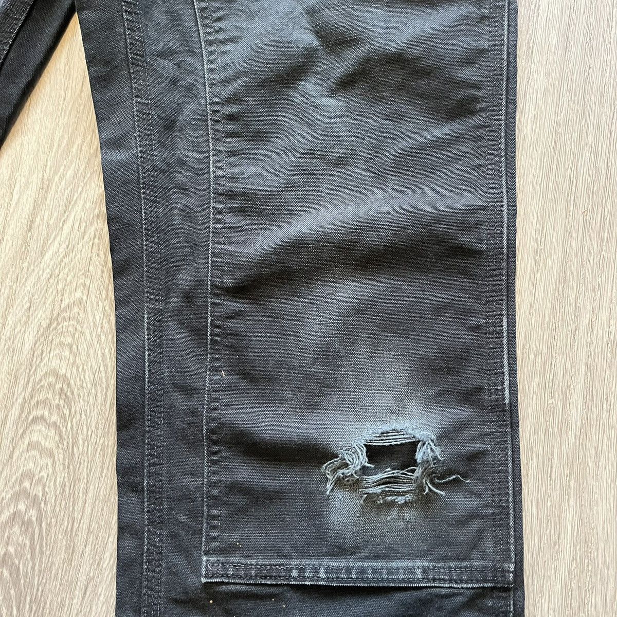 Carhartt Vintage Thrashed Faded Carhartt Double Knee Pants 30/28 Size US 30 / EU 46 - 4 Thumbnail