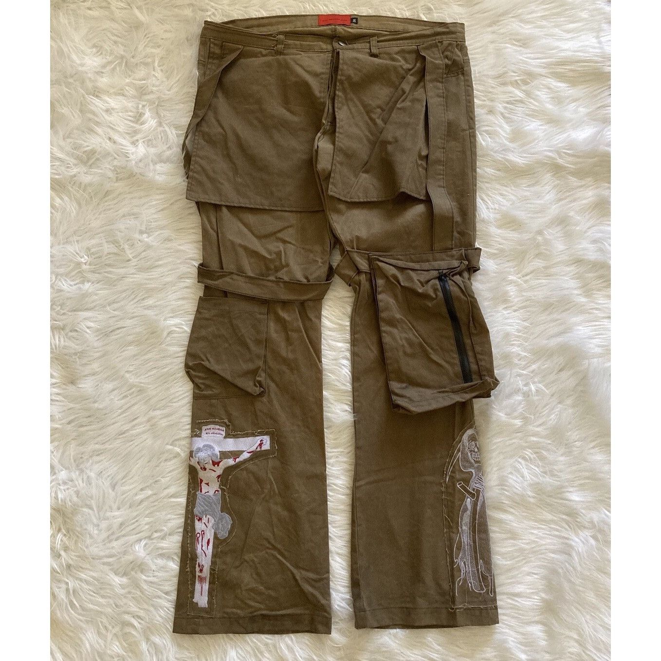 Who Decides War Who Decides War Reaper Cargo Pants Brown 36 Size US 36 / EU 52 - 1 Thumbnail