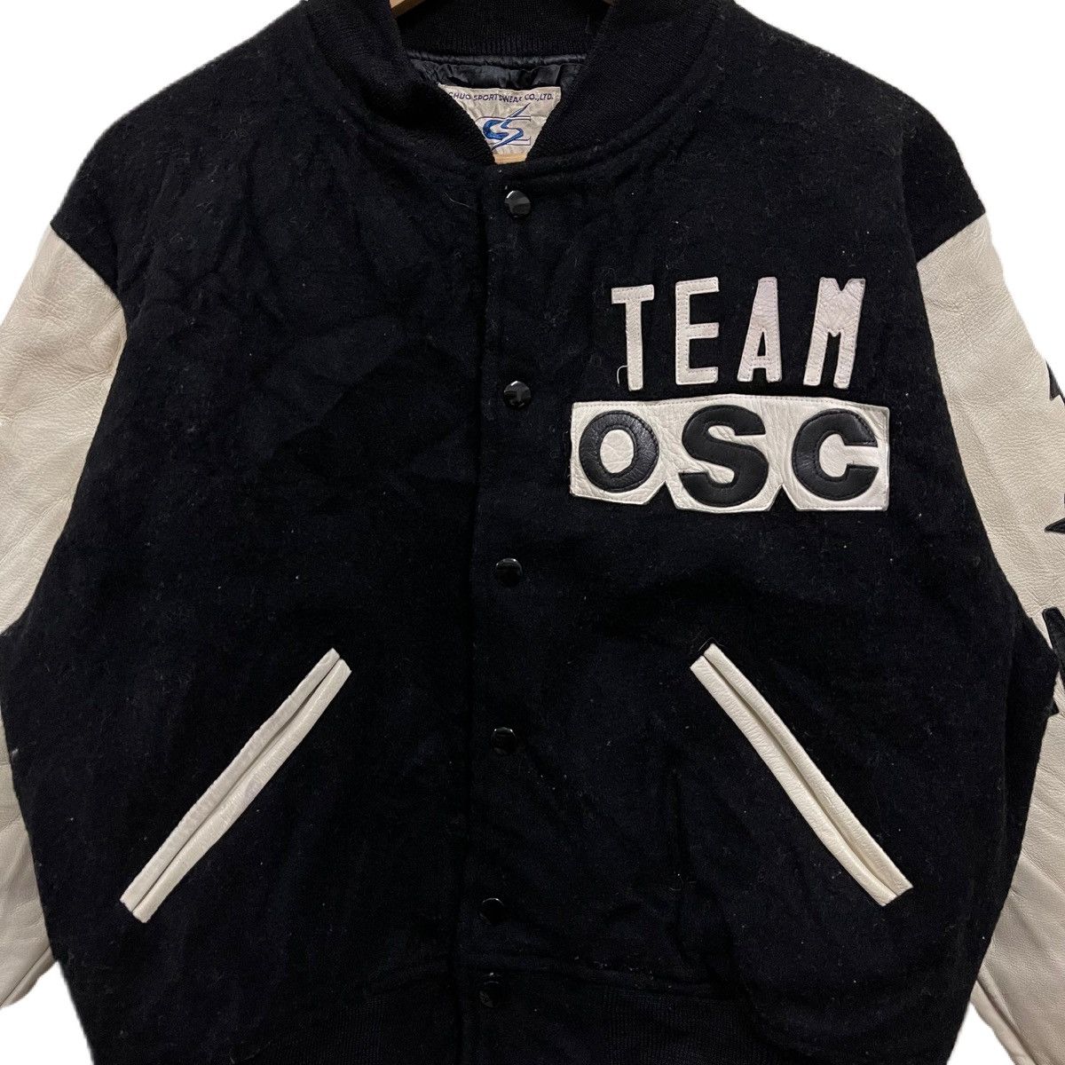 Japanese Brand Vintage 80s Team OSC by Herox Chuo Sportwear Varsity Jacket Size US M / EU 48-50 / 2 - 4 Thumbnail