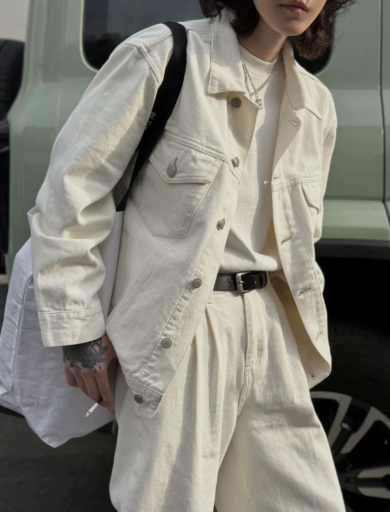 Balenciaga Balenciaga Off-white washed distressed logo monogrammed em Size US XS / EU 42 / 0 - 8 Thumbnail