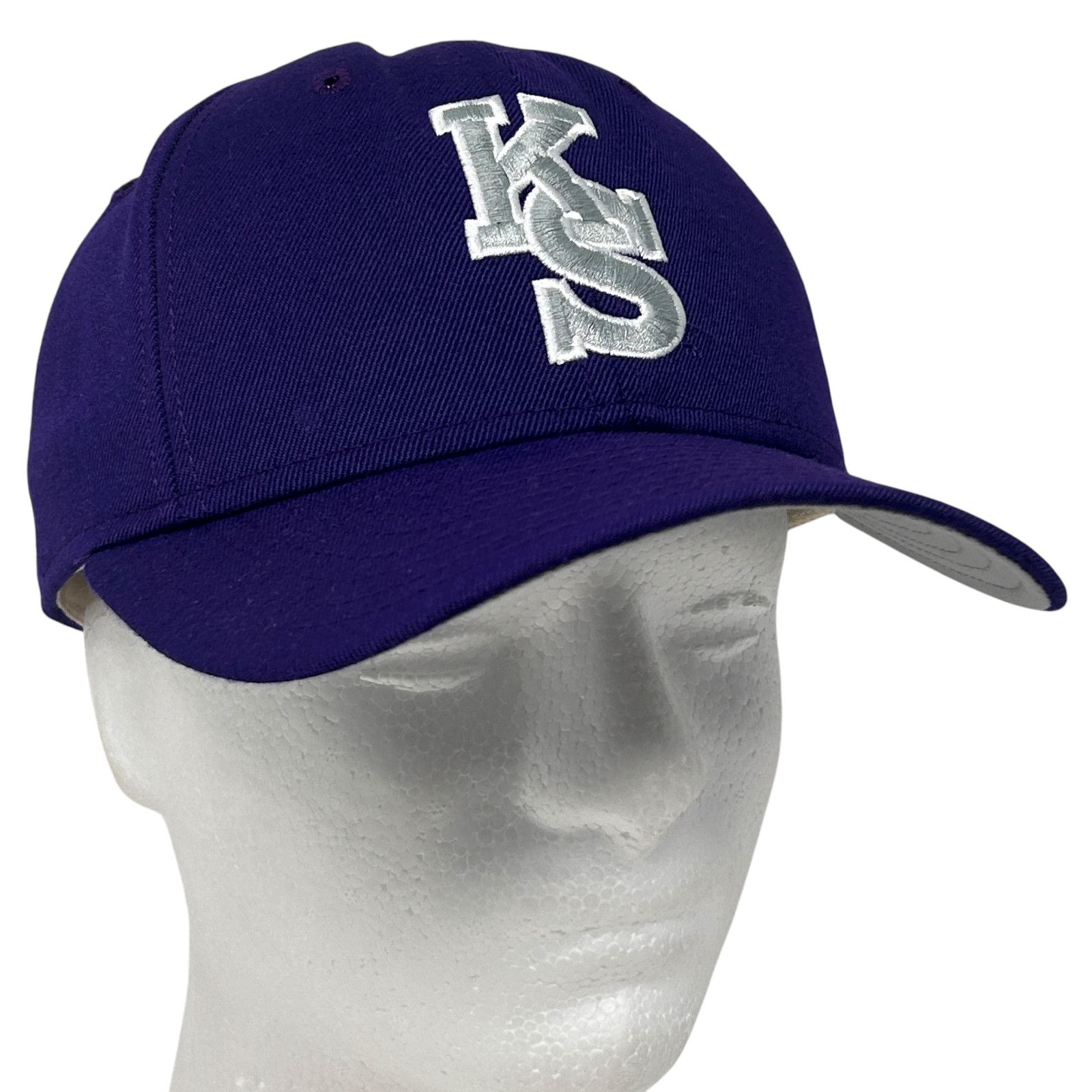 Delong Vintage Kansas State Wildcats Hat Baseball Cap Purple 7 1/4 Size ONE SIZE - 10 Thumbnail