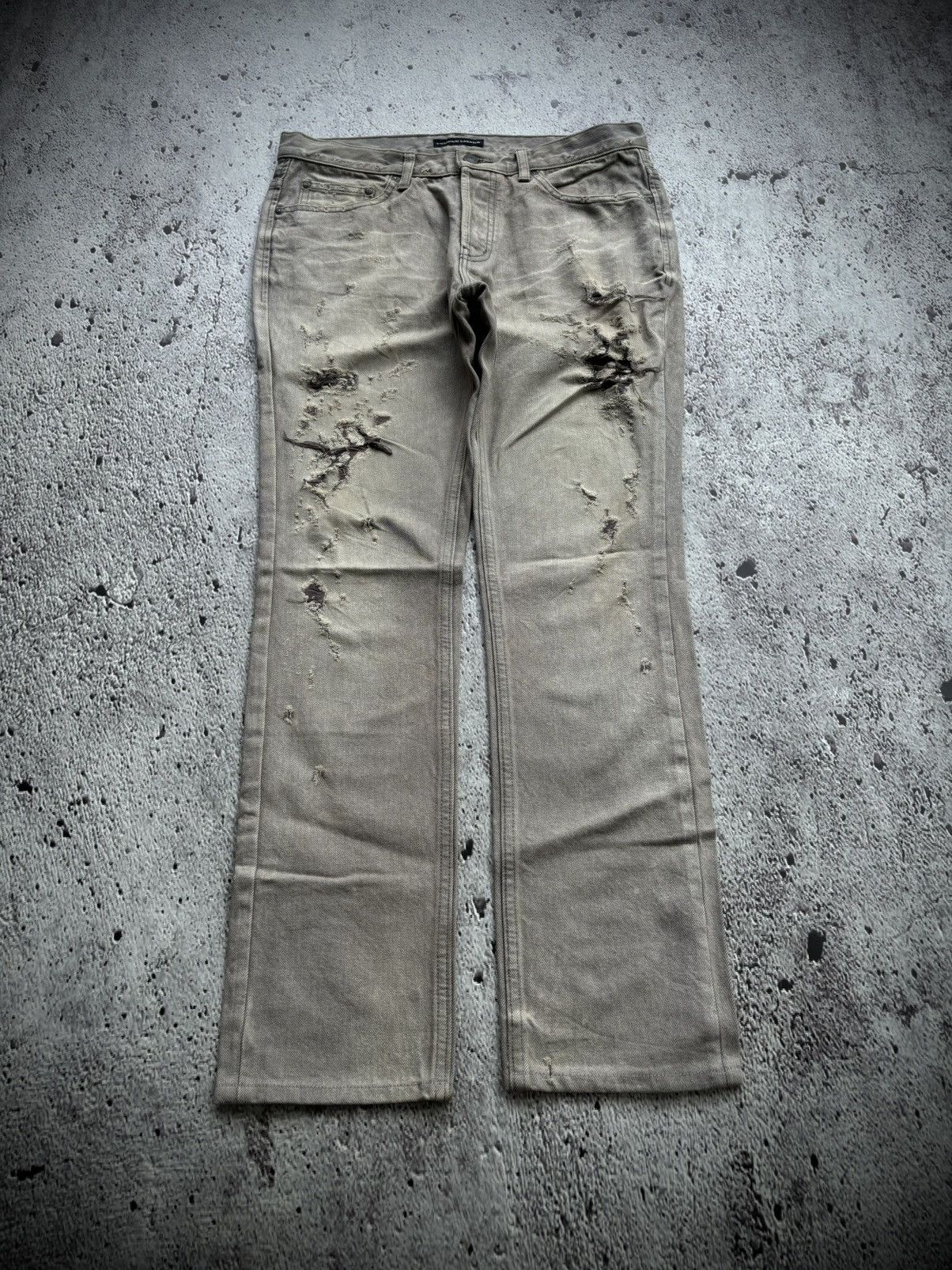 Tornado Mart Distressed lounge lizard Ifsix Tornado Style Size US 32 / EU 48 - 1 Thumbnail