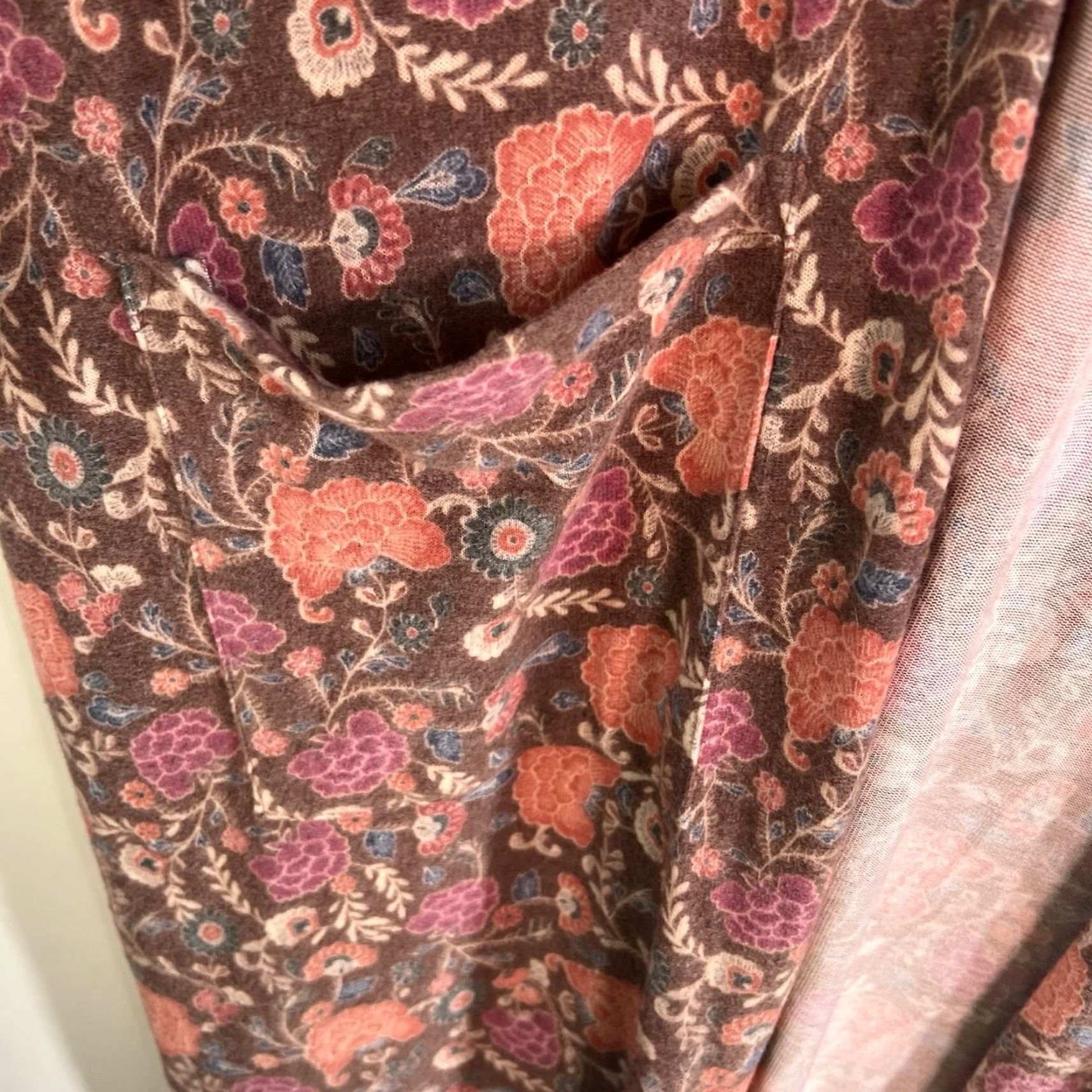 Vintage LuLaRoe Long Sleeve Open Duster Cardigan Womens Size XL Brown/Orange Size XL / US 12-14 / IT 48-50 - 5 Thumbnail