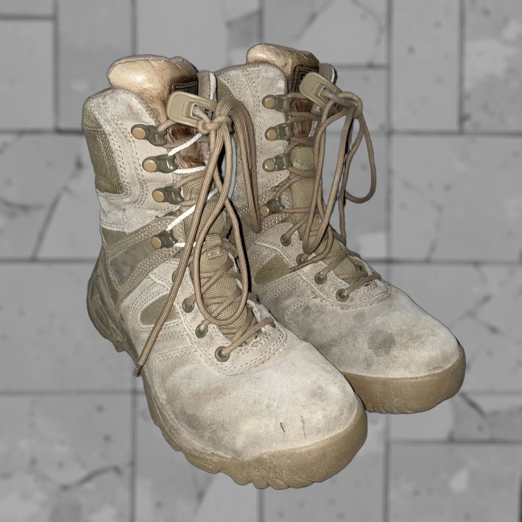 Vintage 5.11 Tactical Boots Mens 6.5 Beige Suede Combat Pre-owned Boots Mens Size US 6.5 / EU 39-40 - 1 Thumbnail