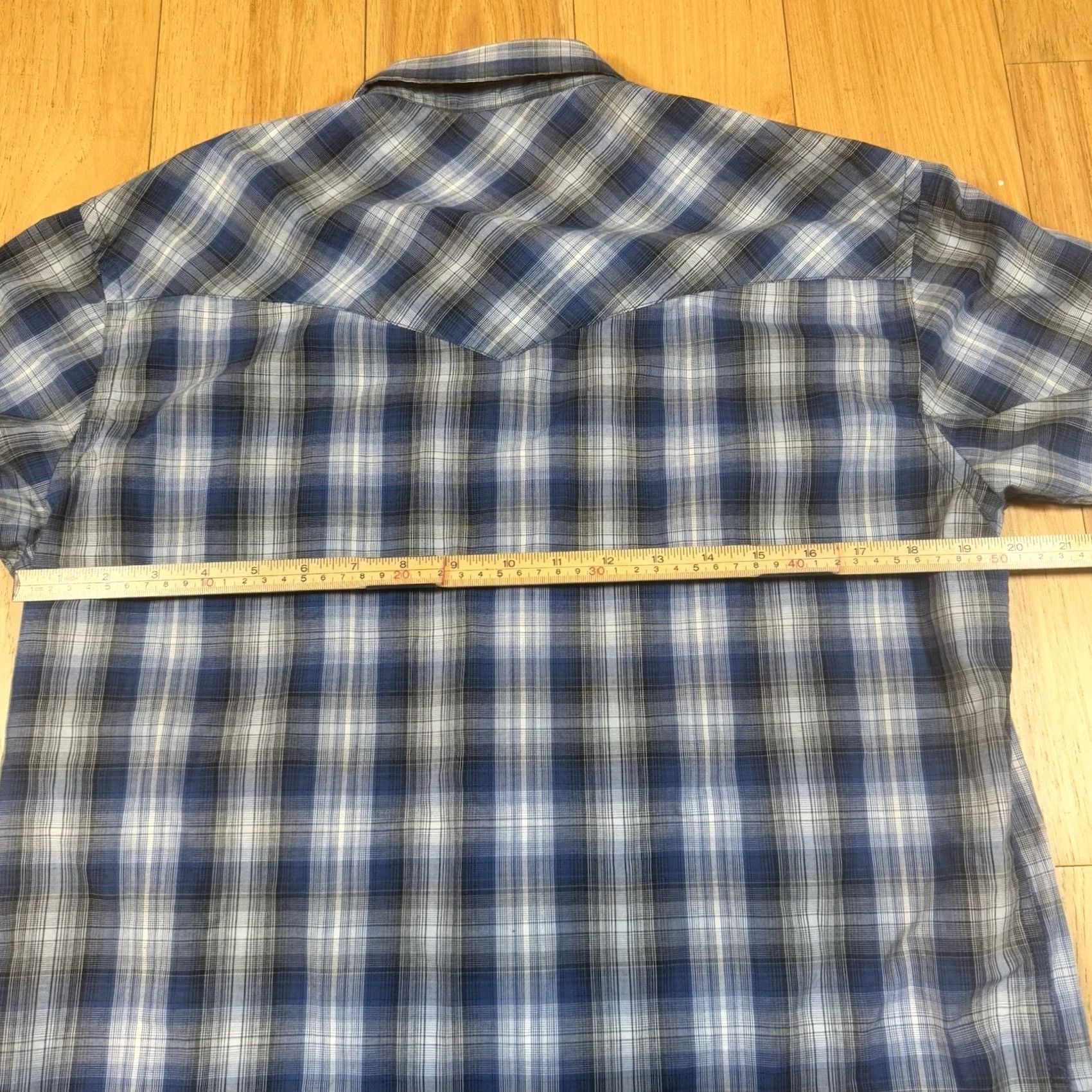 Pendleton Pendleton Western Shirt Mens Small Blue Plaid Pearl Snap Button-Down Shirt Size US S / EU 44-46 / 1 - 6 Thumbnail