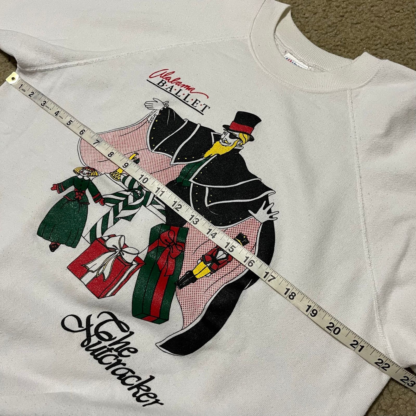 Hanes Vintage The Nut Cracker White Graphic Crewneck XL Size US XL / EU 56 / 4 - 5 Thumbnail