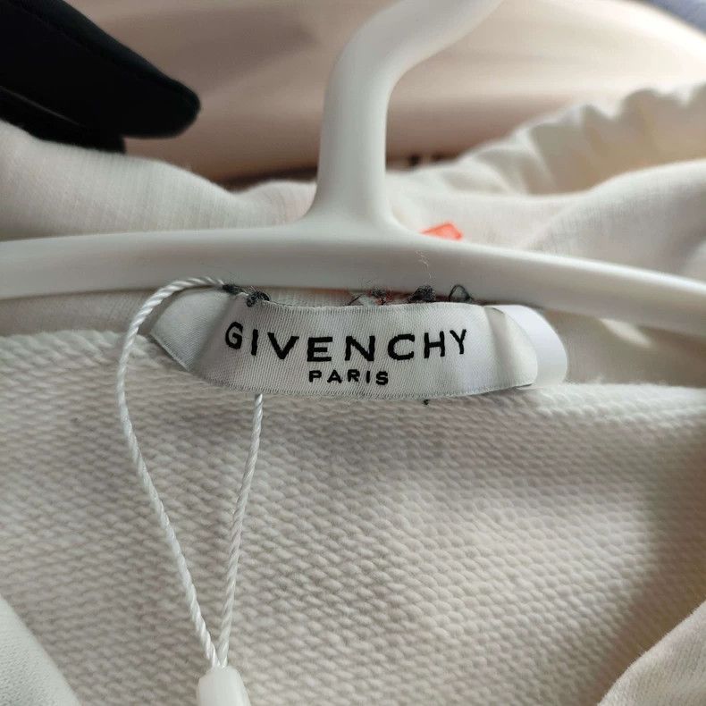 Givenchy Givenchy White Cotton Hooded Sweatshirt, XS Size US XS / EU 42 / 0 - 3 Thumbnail