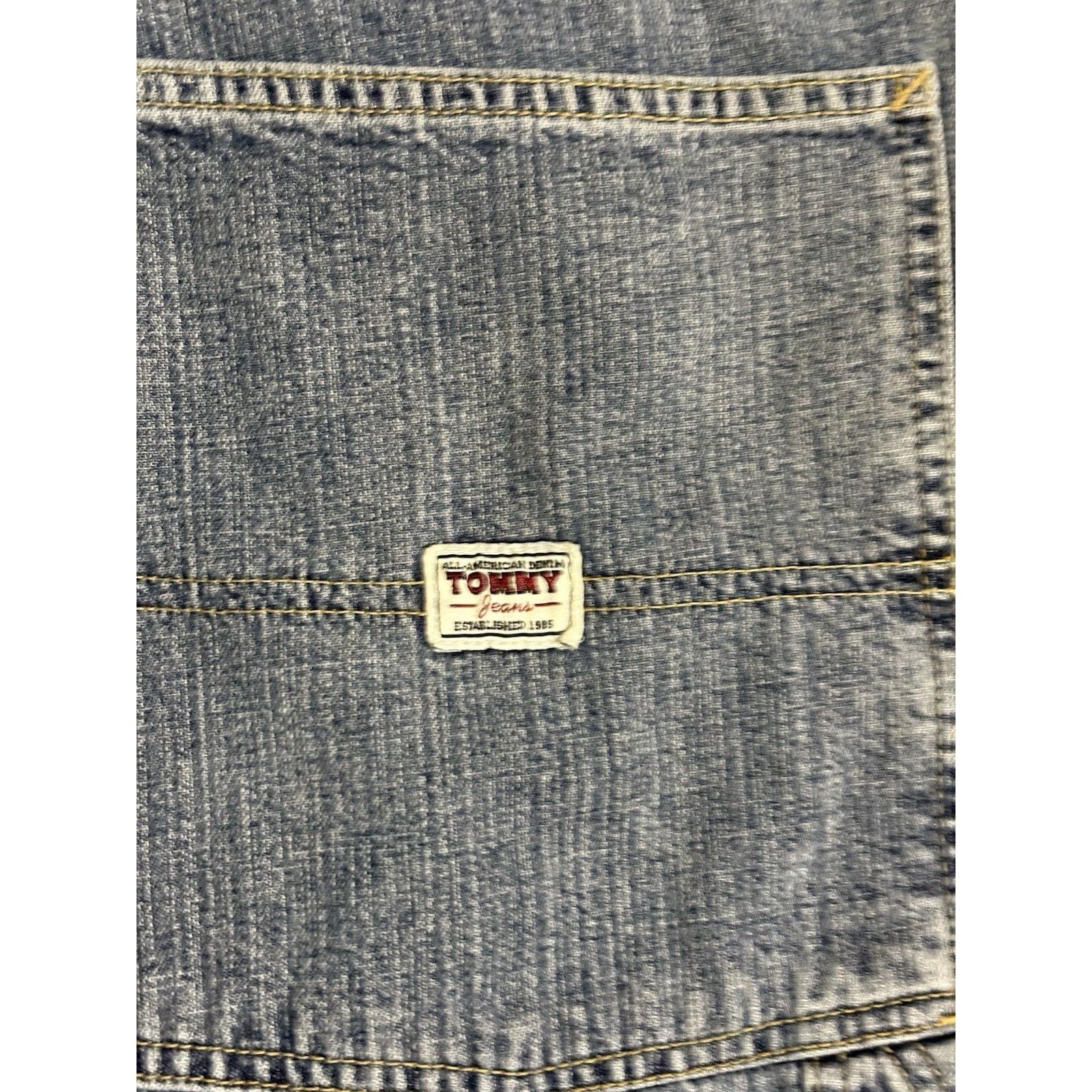 Tommy Hilfiger Tommy Hilfiger Logo Carpenter Baggy Wide Leg Jeans Men 38x37 Size US 38 / EU 54 - 2 Thumbnail