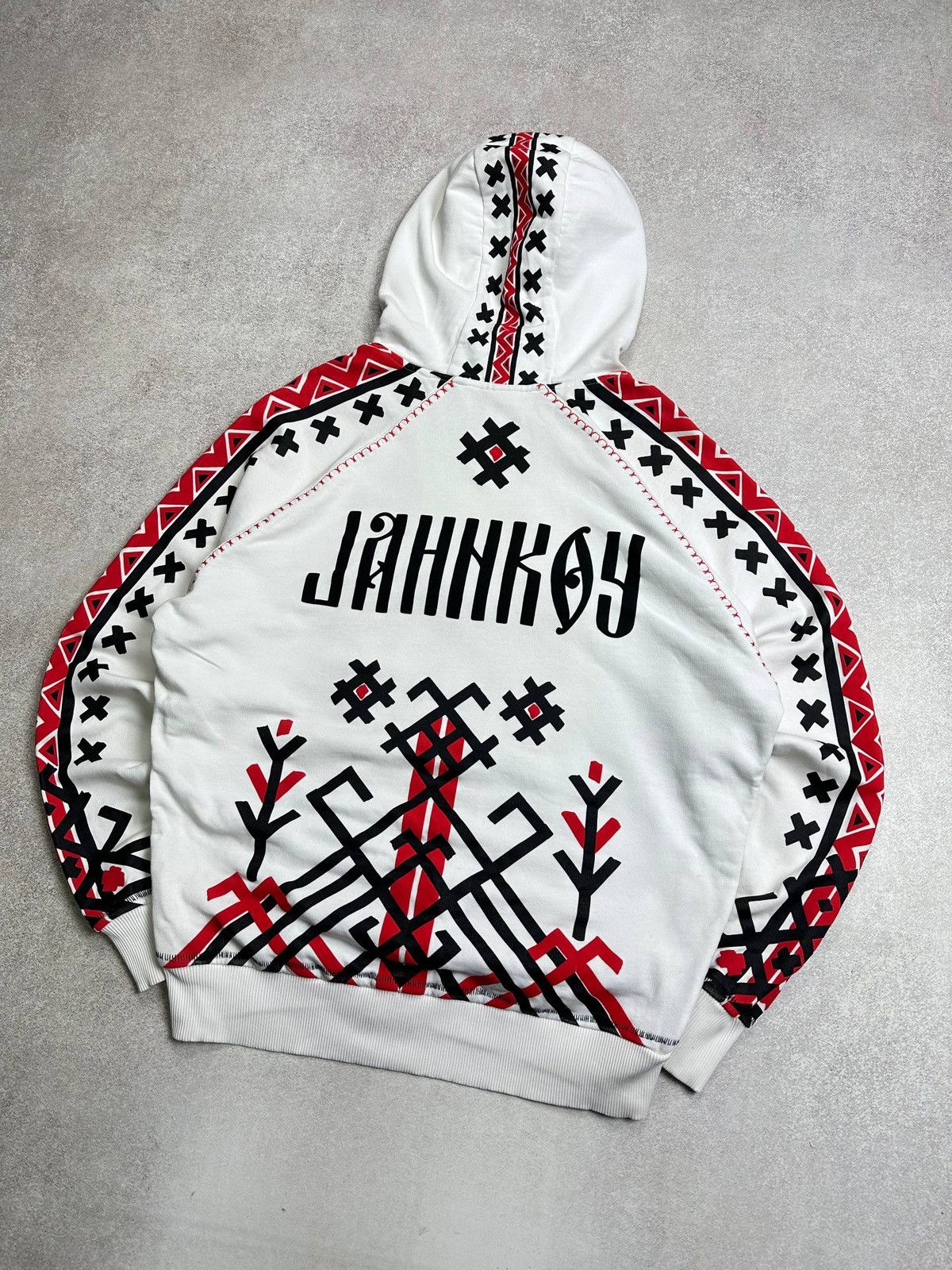 Puma Puma x Jahnkoy Y2K Grunge Hoodie Rare XS Size US XS / EU 42 / 0 - 2 Thumbnail