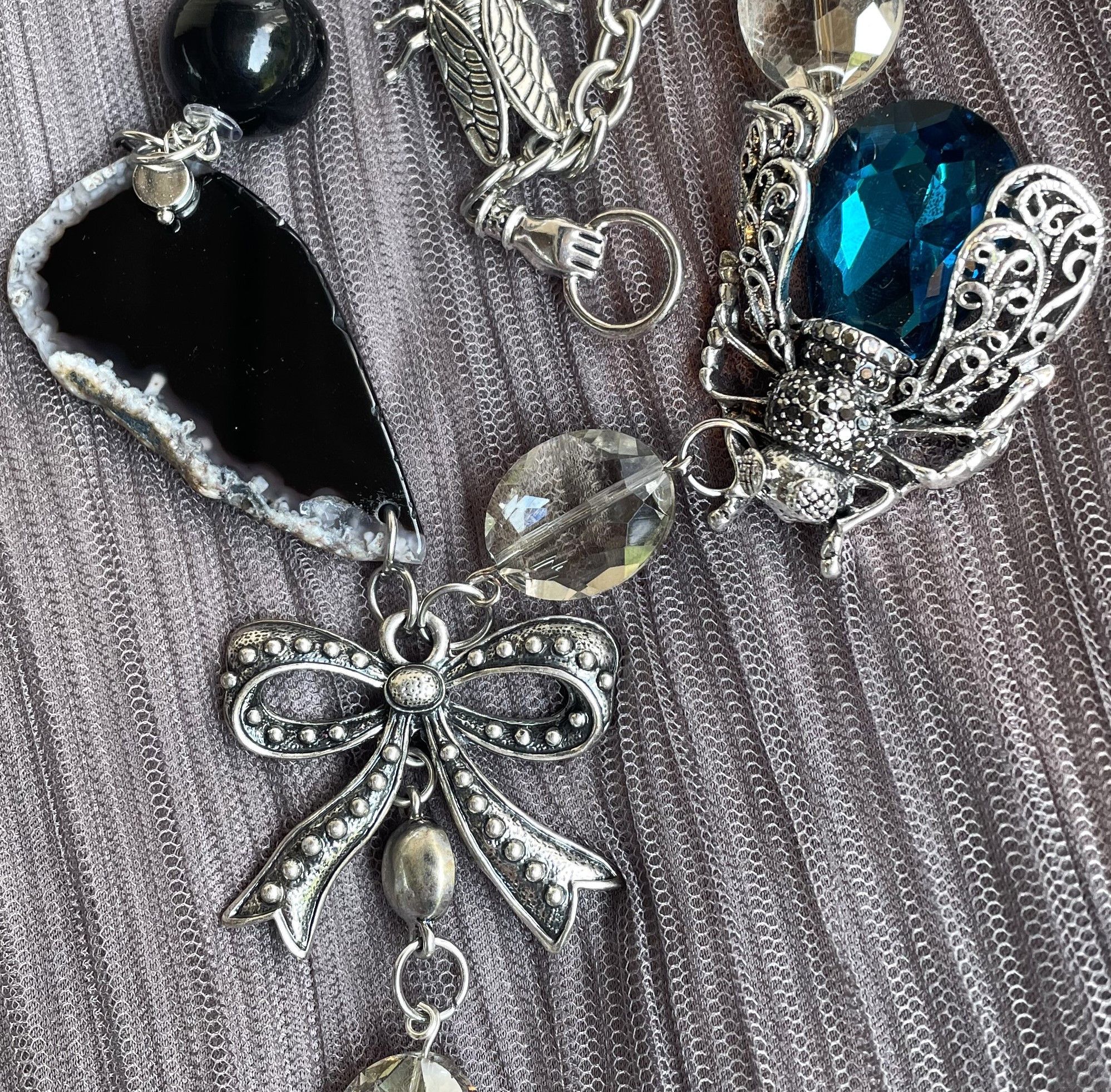 Other Necklace in steampunk and baroque style. Size ONE SIZE - 5 Thumbnail
