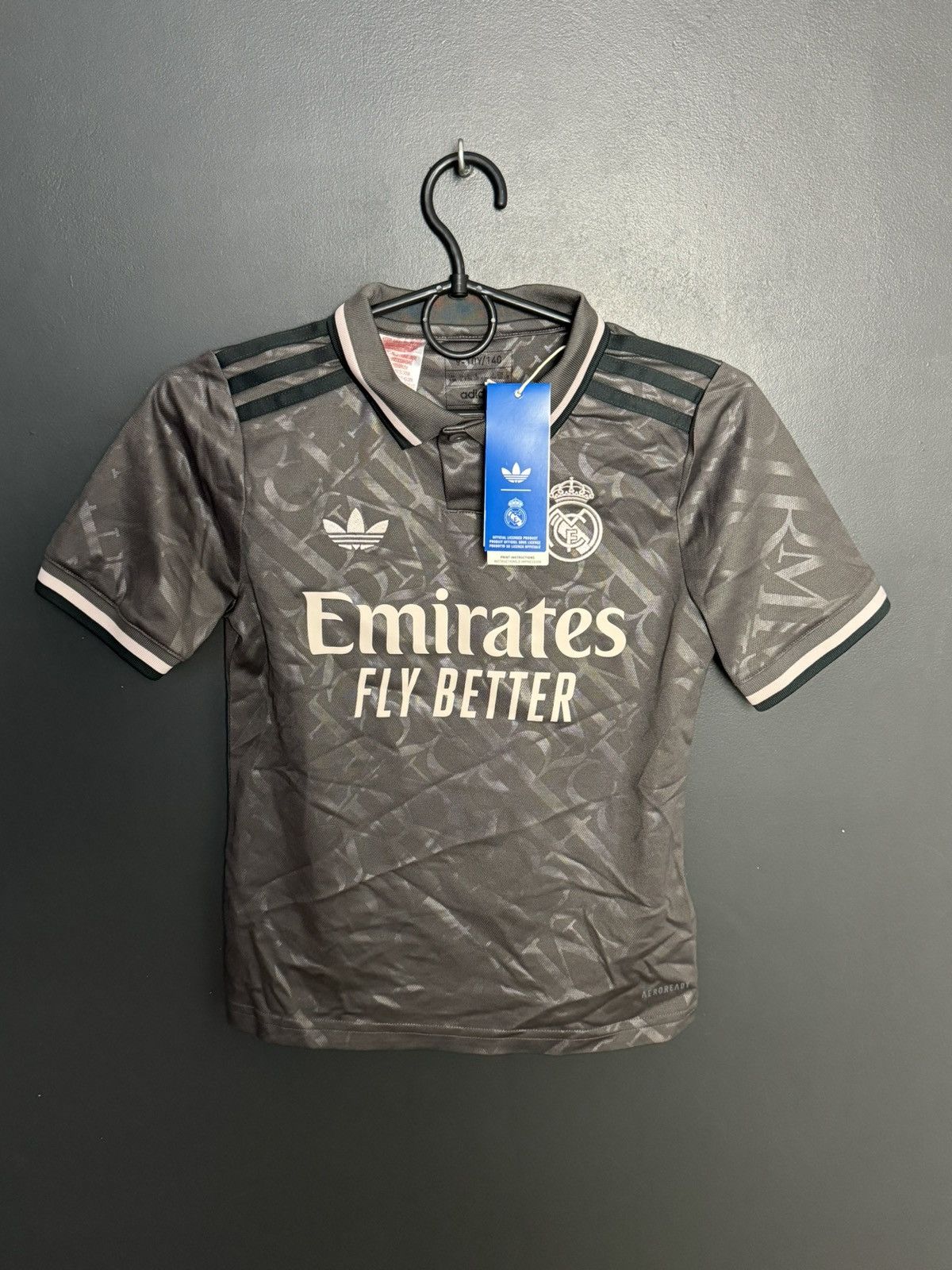 Adidas KIDS New Real Madrid 24/25 Third Mbappe Football Jersey Size US XS / EU 42 / 0 - 2 Thumbnail