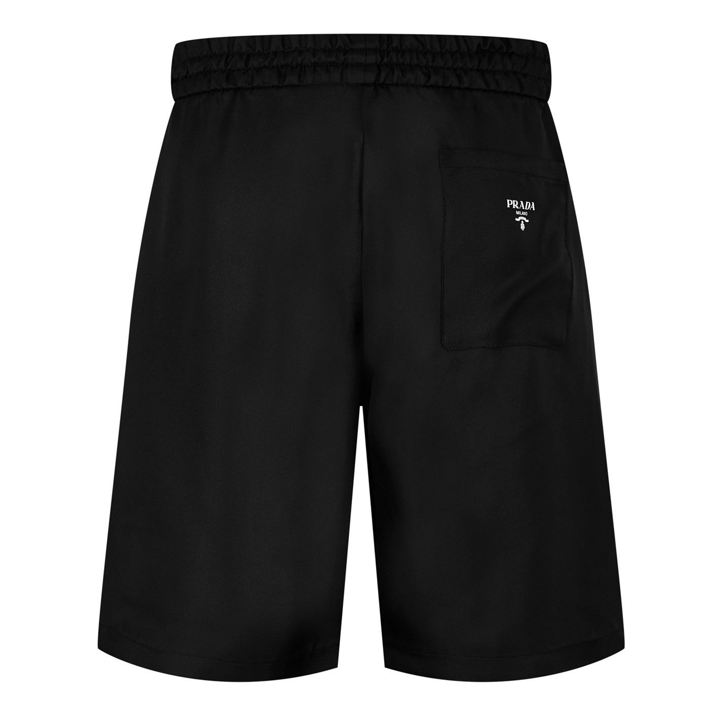 Prada PRADA Silk Bermuda Logo Shorts Size US 32 / EU 48 - 6 Thumbnail