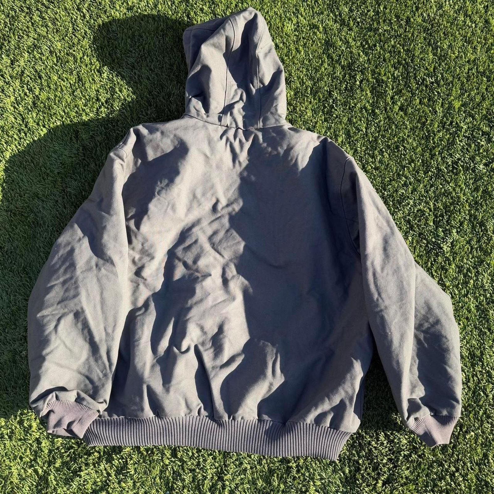 Carhartt Carhartt Detroit Jacket Grey Hooded Zipup Size XL Size US XXL / EU 58 / 5 - 3 Thumbnail