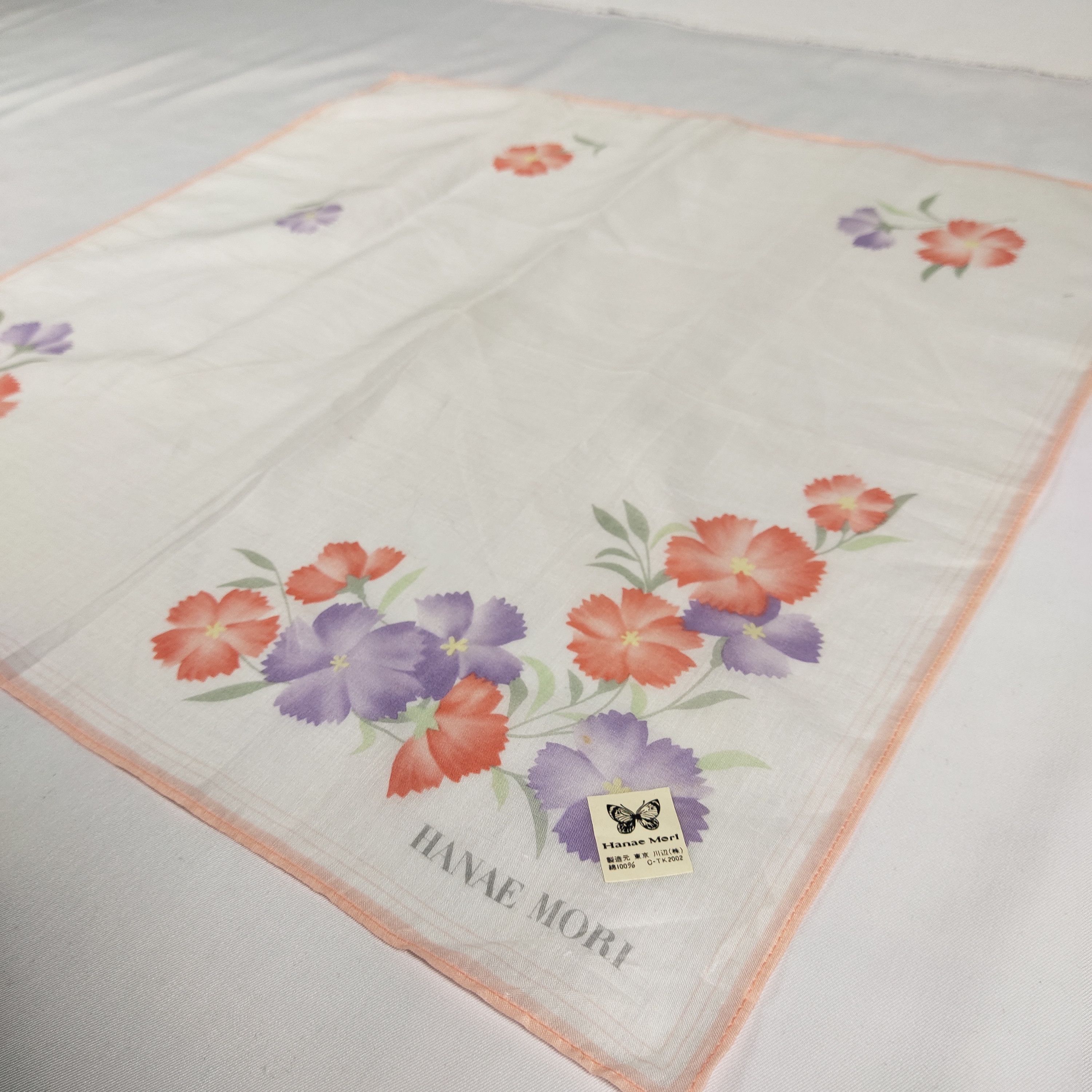 Hanae Mori × Vintage Hanae Mori Handkerchief / Neckerchief / Bandana FZ008 Size ONE SIZE - 4 Thumbnail