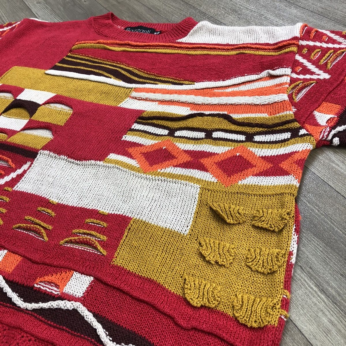 Coogi 1990s Vintage Bazzanti Coogi 3D Cable Luxury Knitwear Top Size US M / EU 48-50 / 2 - 5 Thumbnail